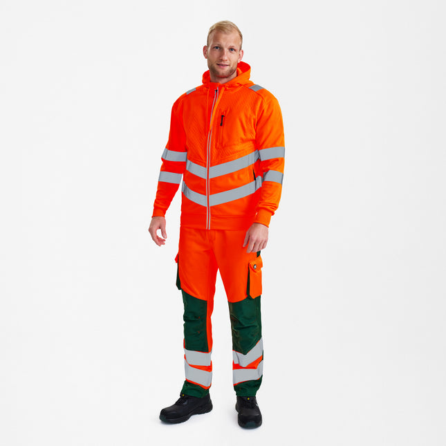 Safety sweat cardigan