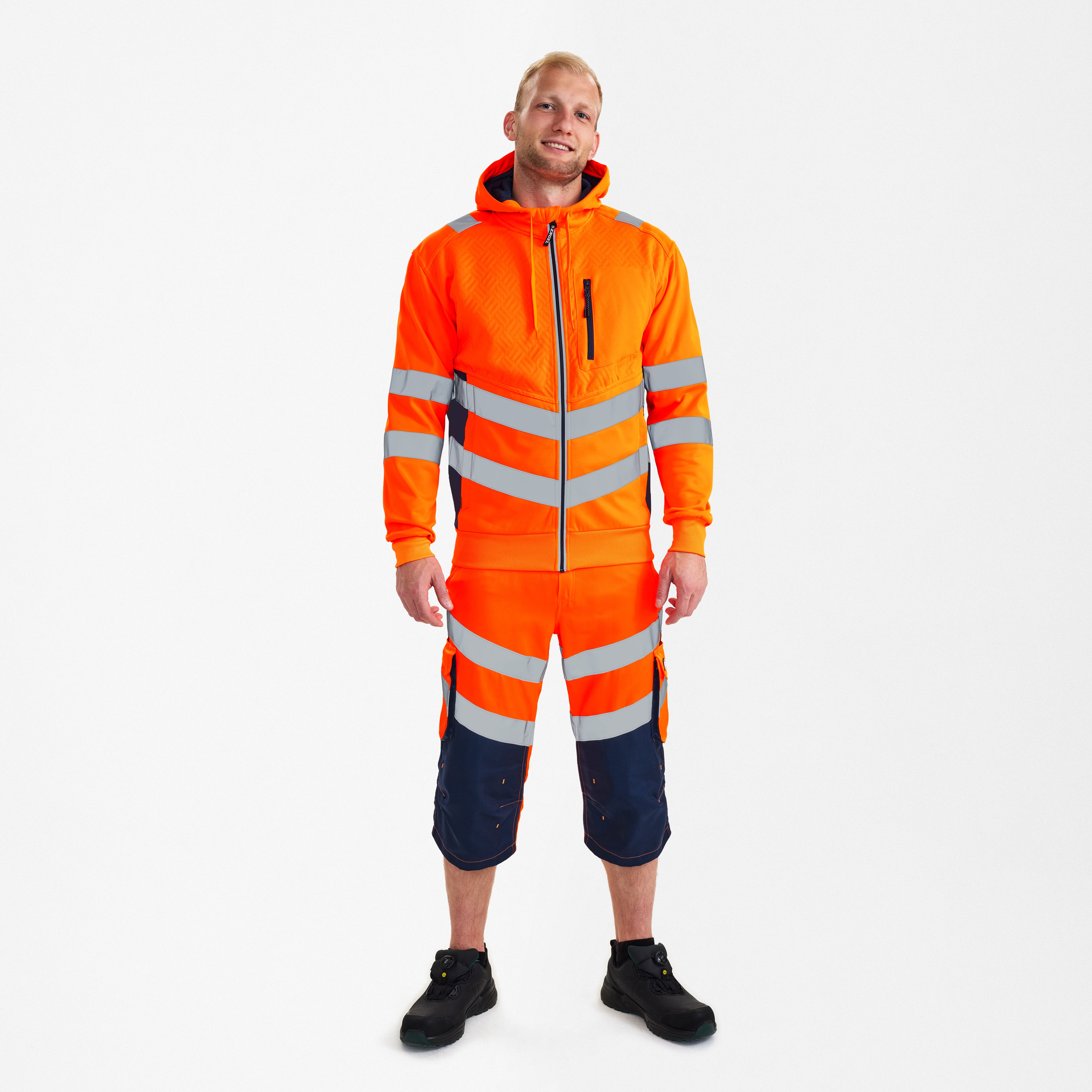 Safety sweat cardigan