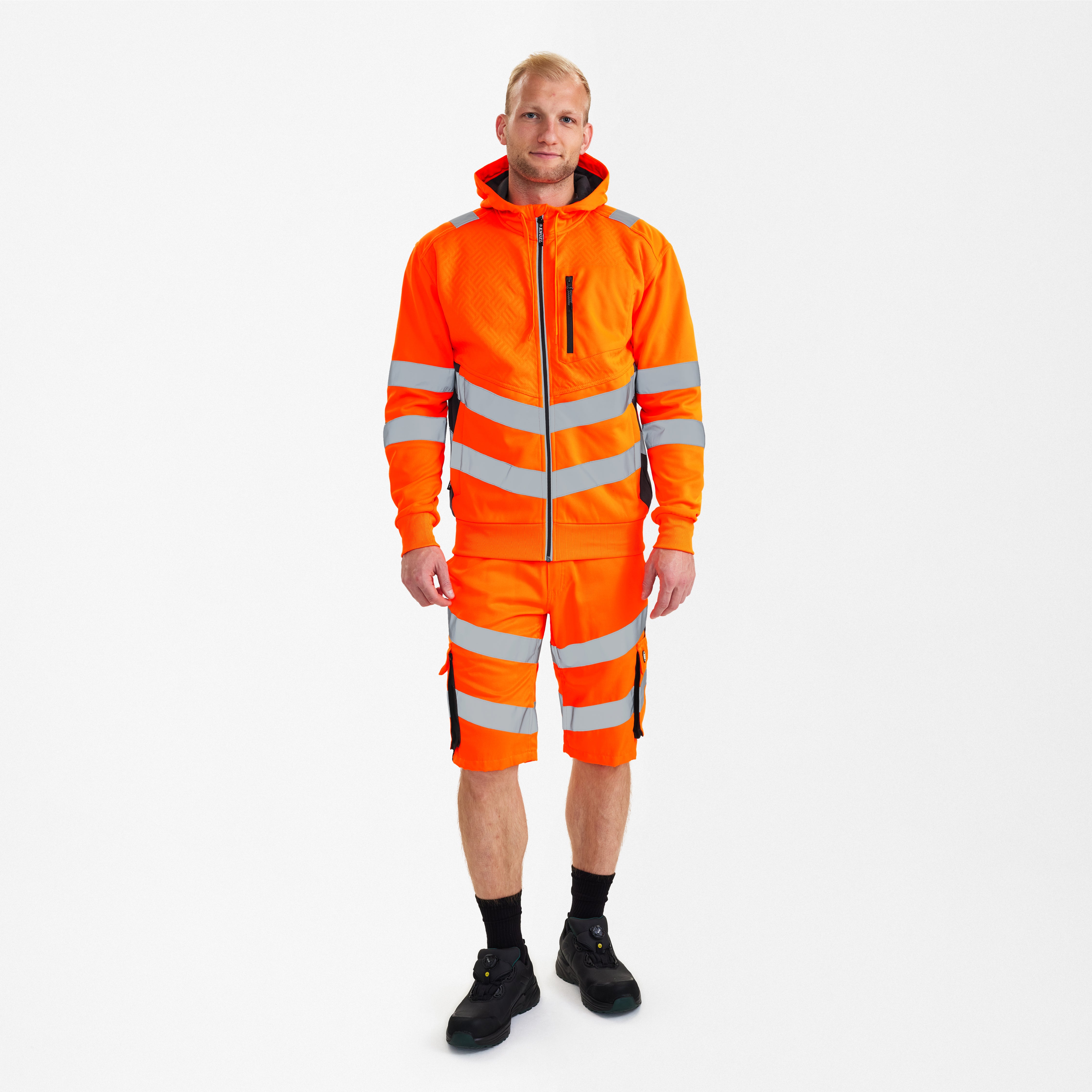 Safety sweat cardigan