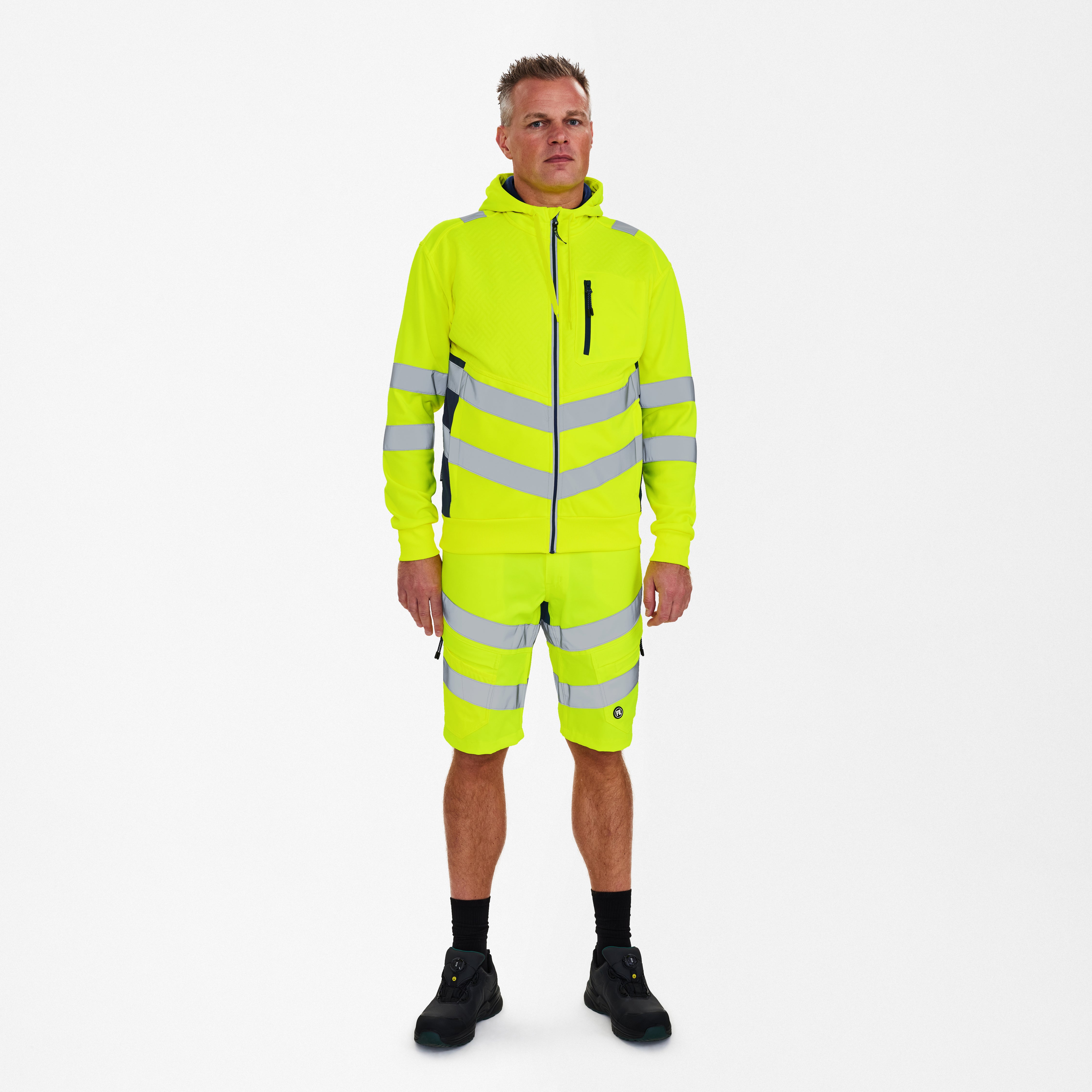 Safety sweat cardigan