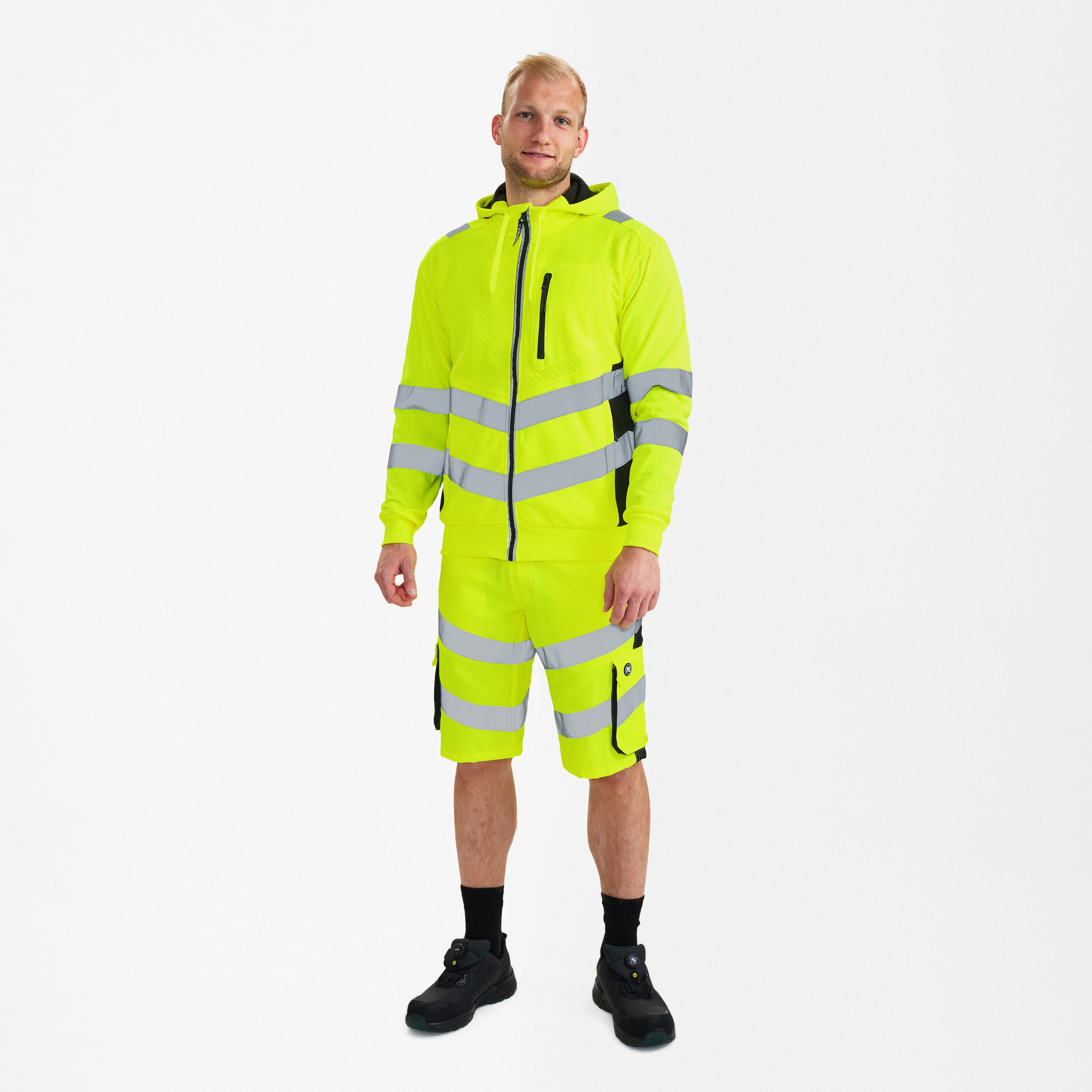 Safety sweat cardigan