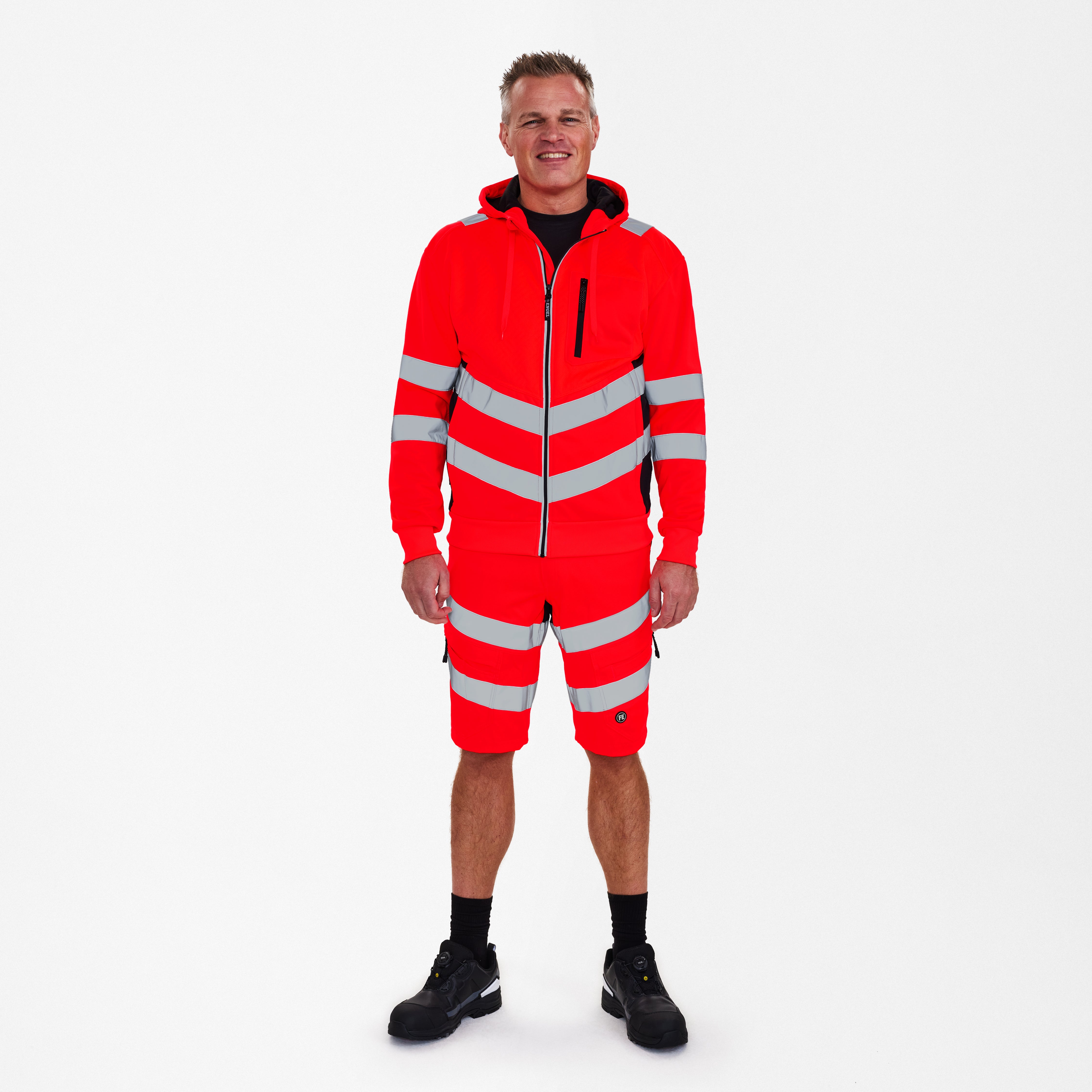 Safety sweat cardigan