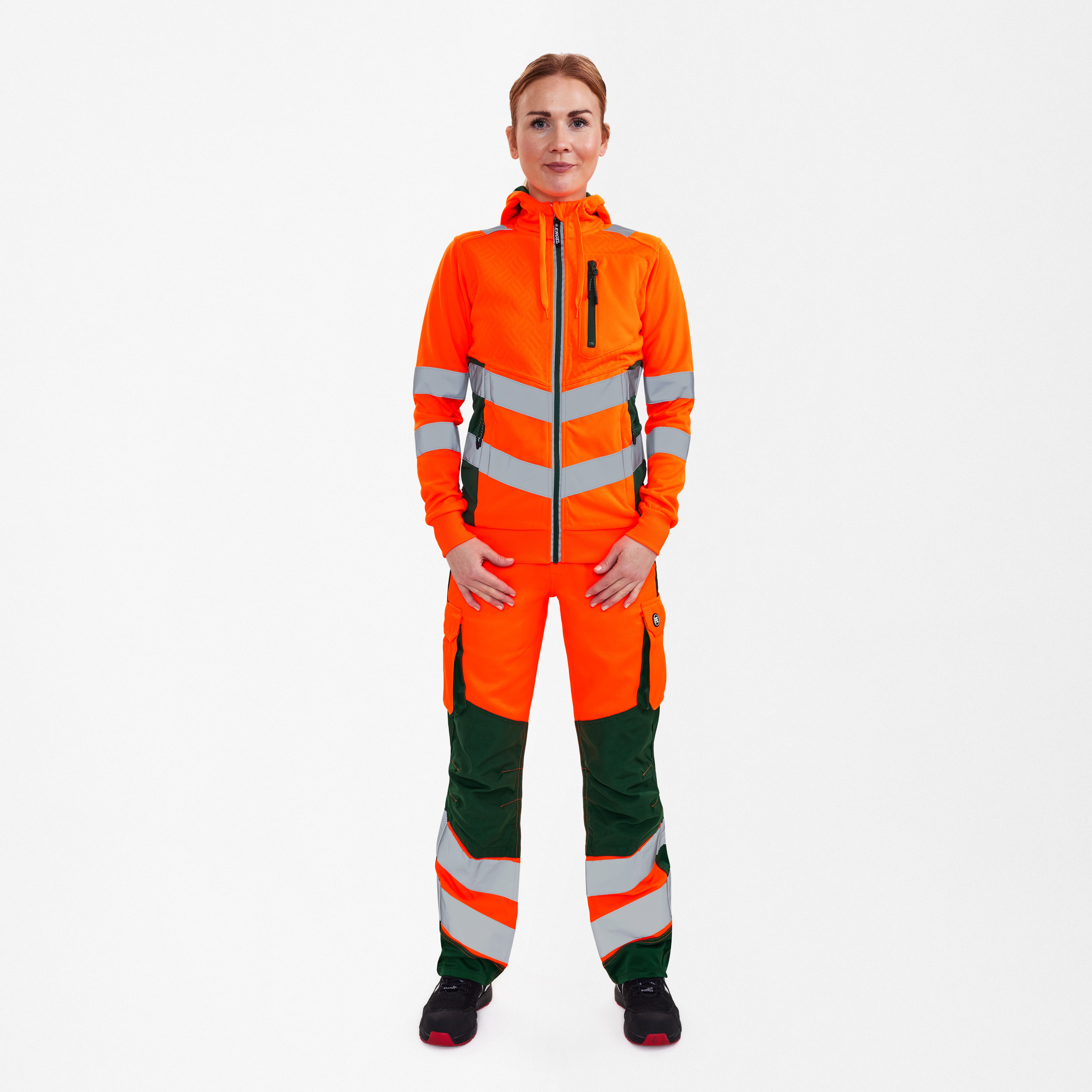 Safety dames sweat cardigan