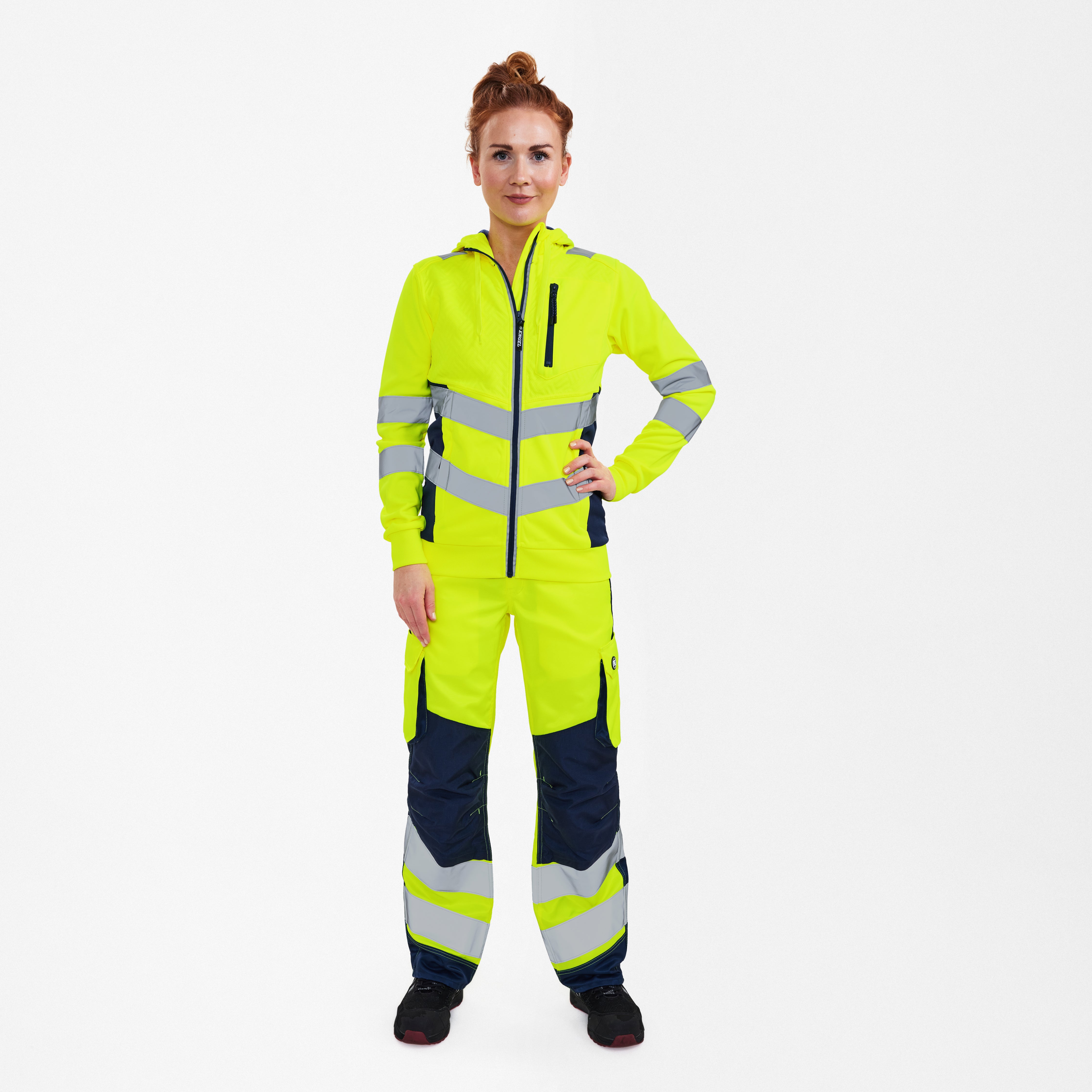 Safety dames sweat cardigan