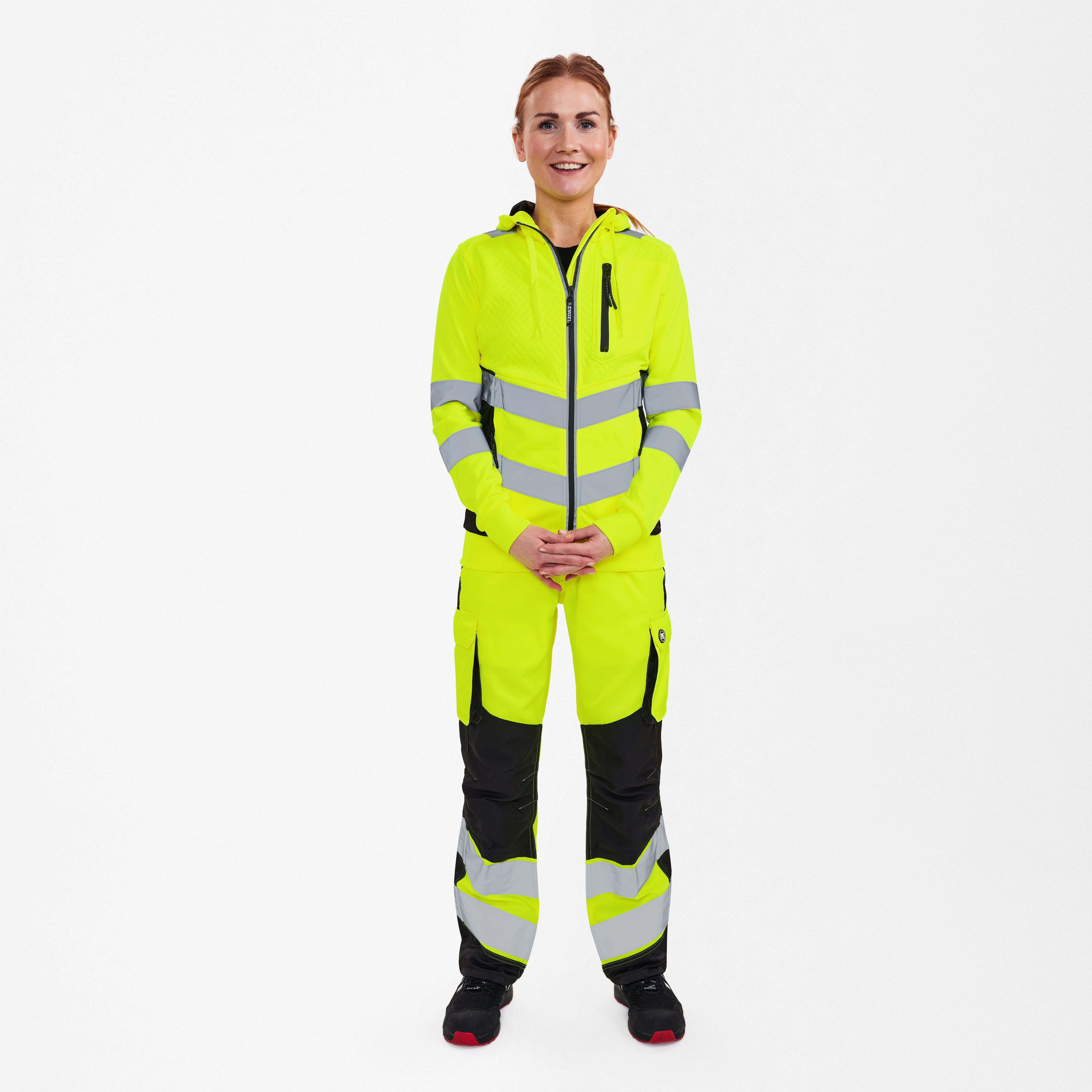 Safety dames sweat cardigan