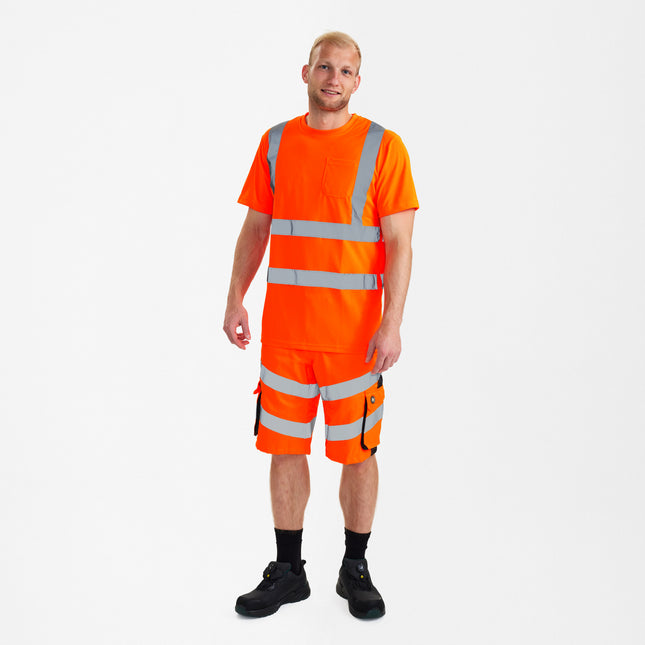 Safety T-shirt met borstzak