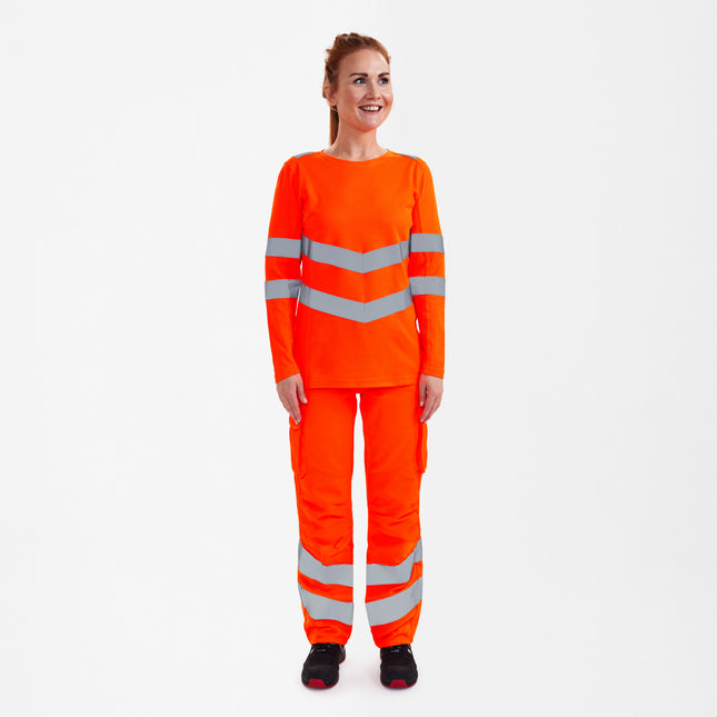 Safety dames T-shirt met lange mouwen
