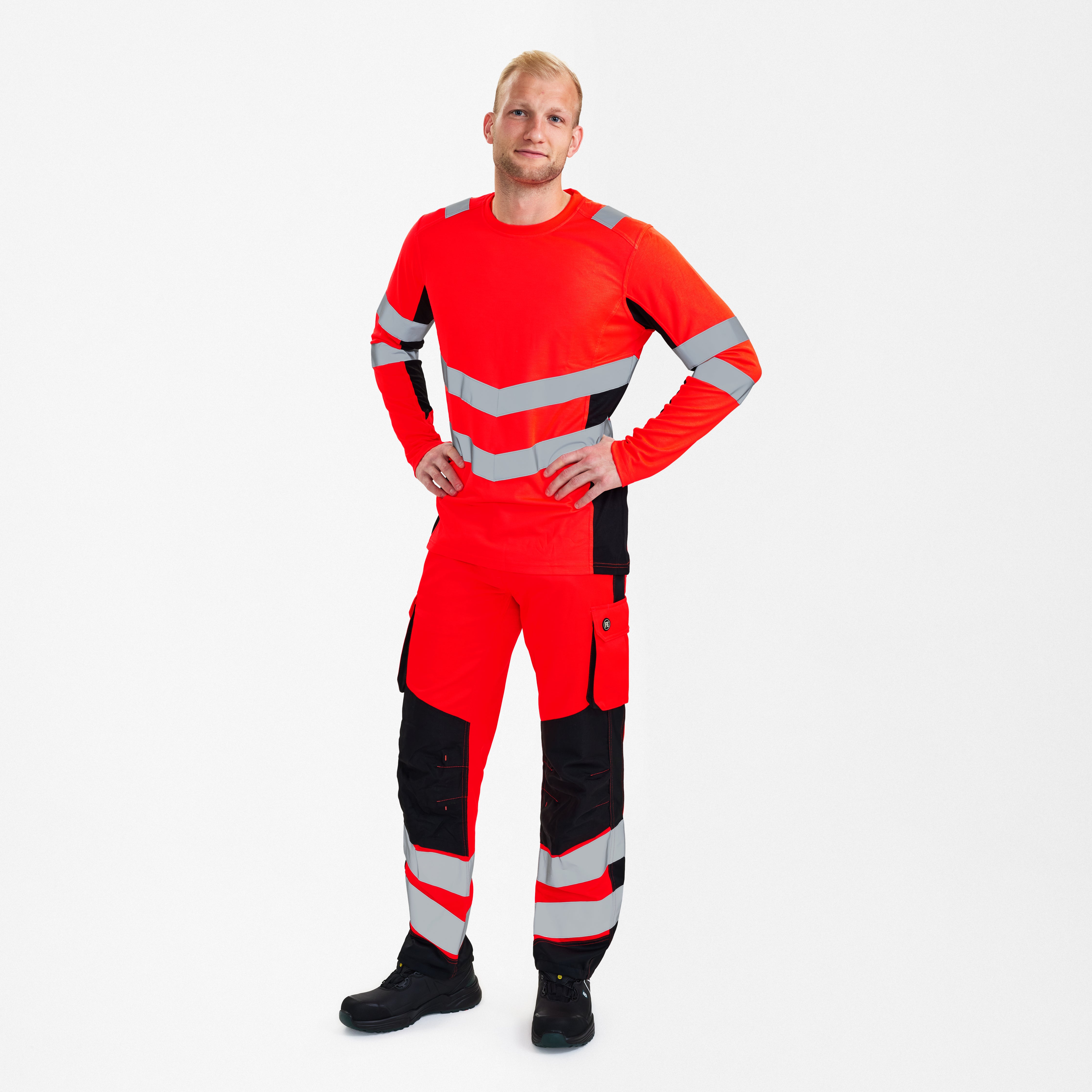 Safety T-shirt met lange mouwen
