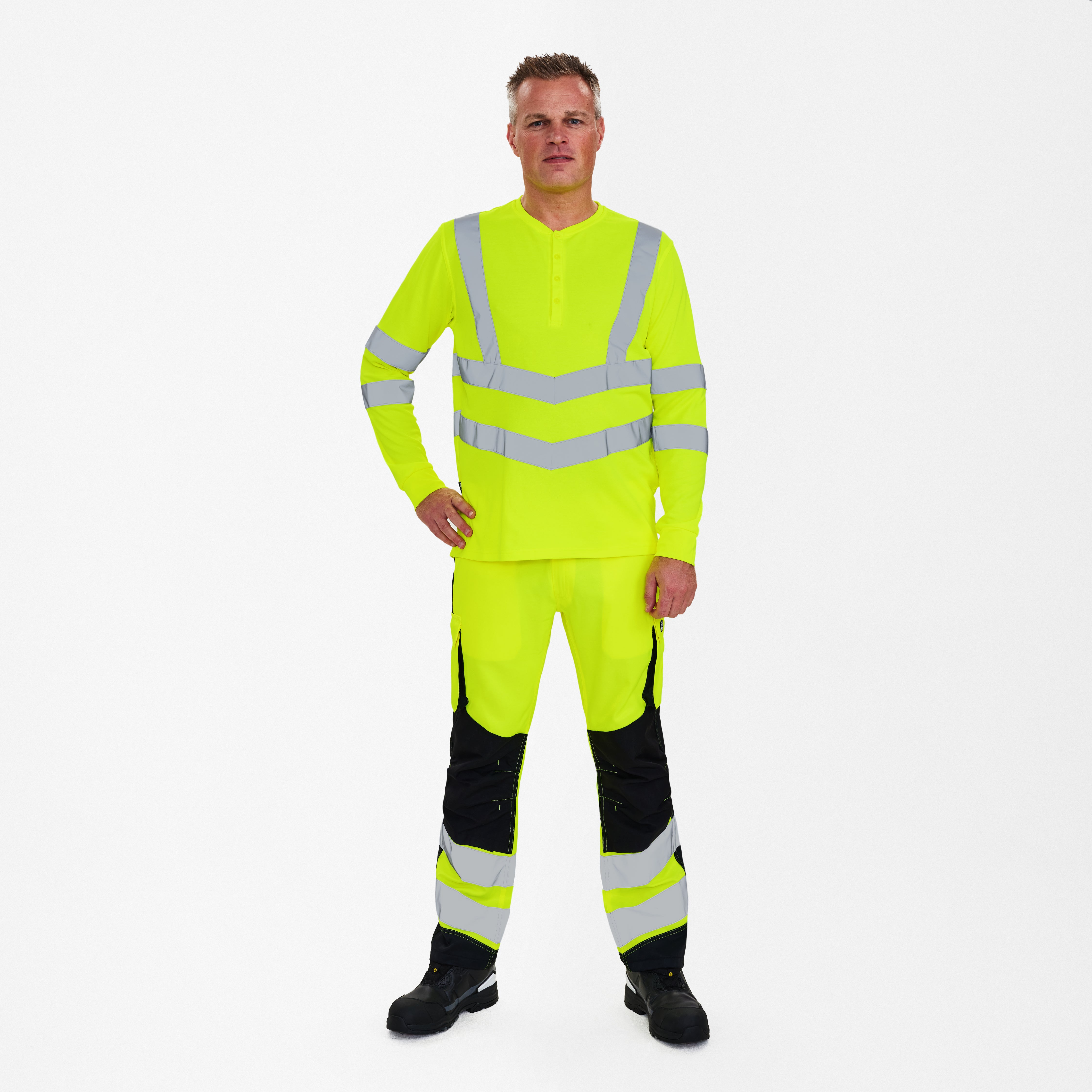 Safety Grandad T-shirt met lange mouwen