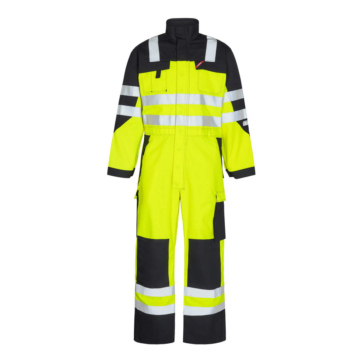 Safety+ EN ISO 20471 Multinorm overall - Geel/Zwart