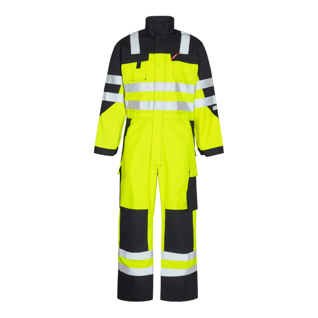 Safety+ EN ISO 20471 Multinorm overall - Geel/Zwart