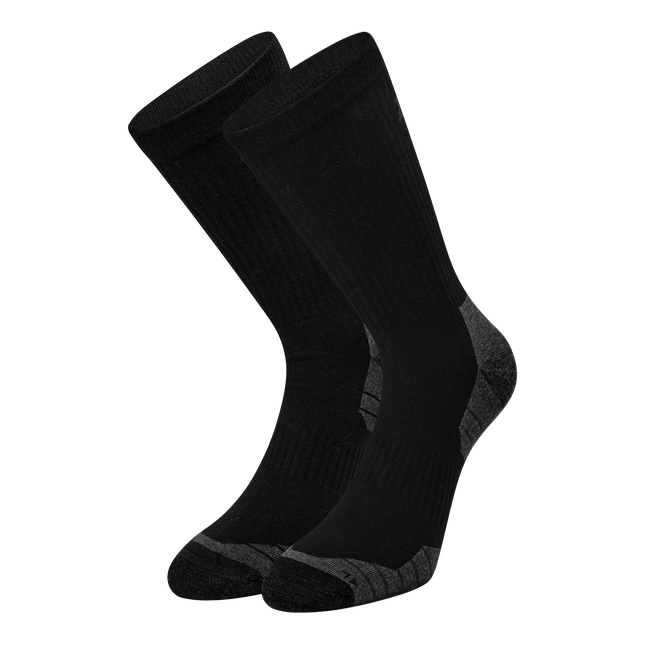 Werksokken (3 paar) - Black/Dark Grey Melange