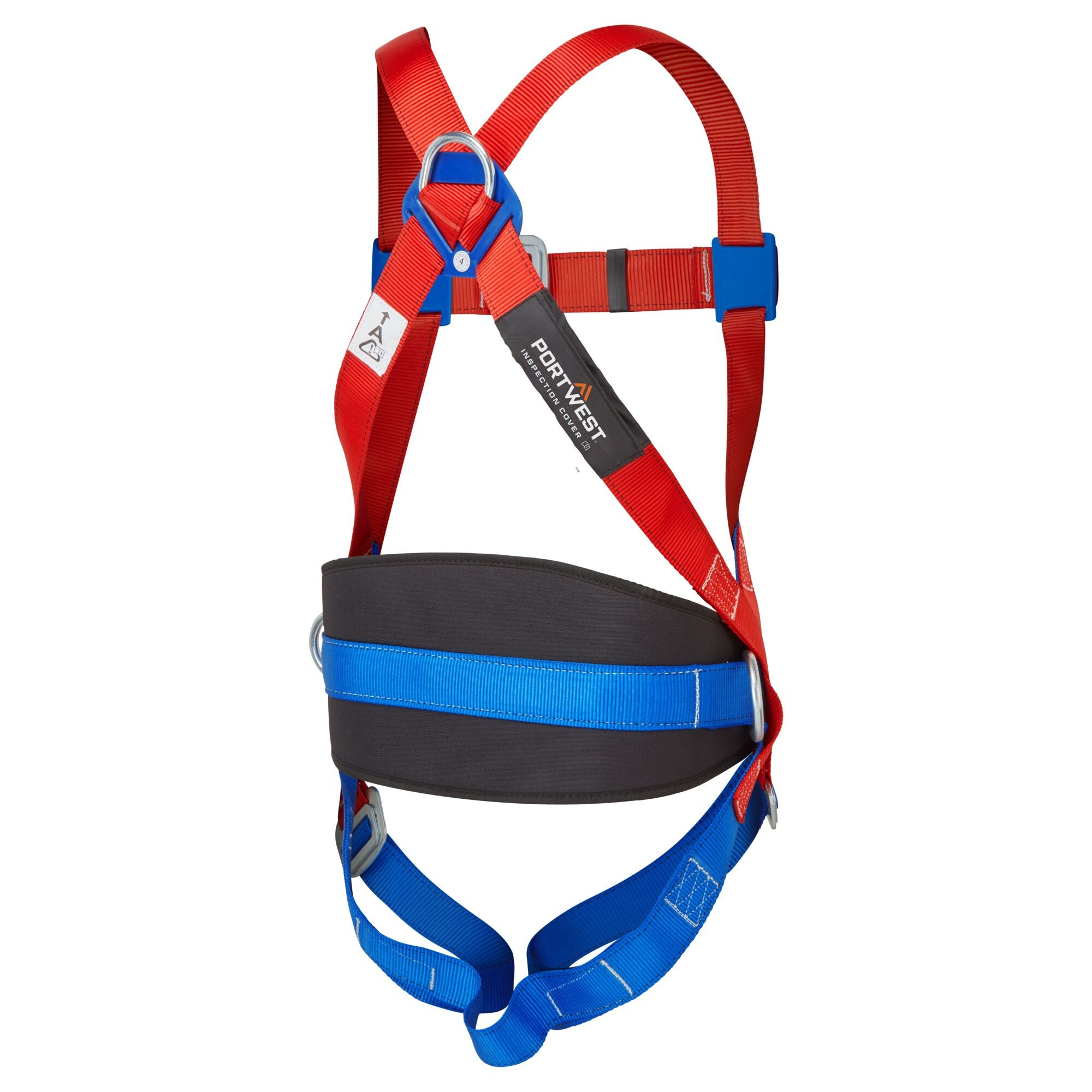 2 Punts Harnas Comfort - Rood - achterkant