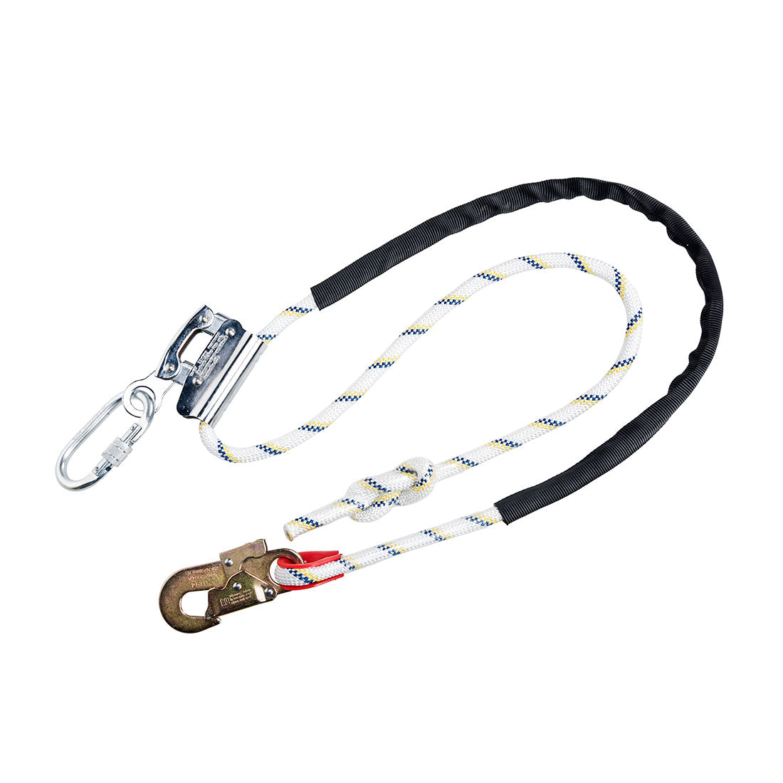 Werkpositie vallijn met verstelbare grip - White