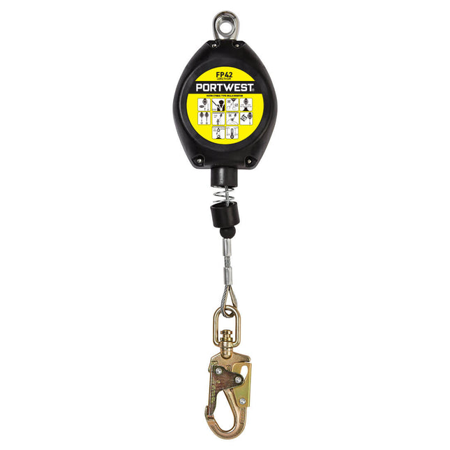 6M intrekbaar valstopblok - Black