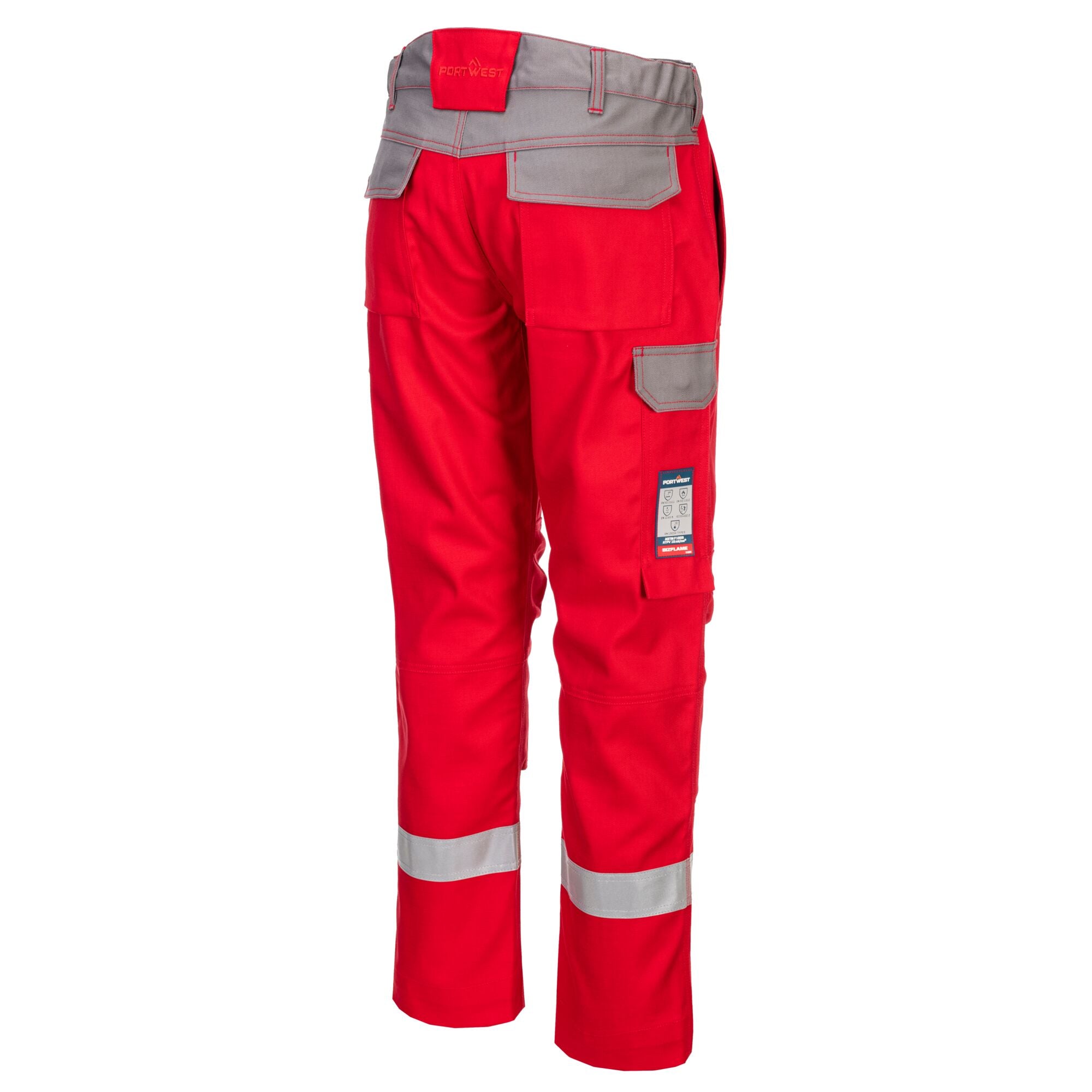 Bizflame Ultra twee kleuren broek - Rood - opname 3
