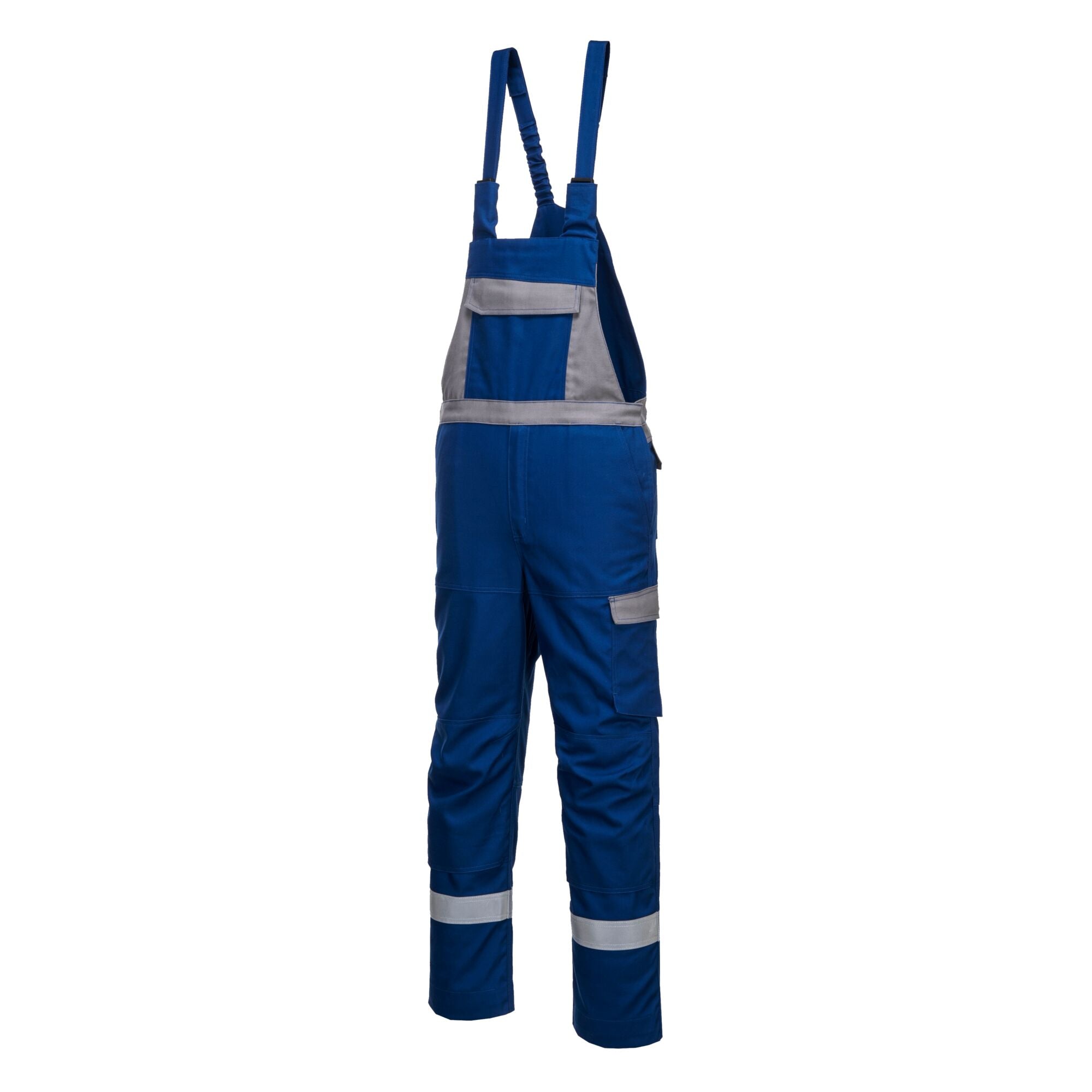 Bizflame Ultra twee kleuren Amerikaanse overall - Koningsblauw - opname 2