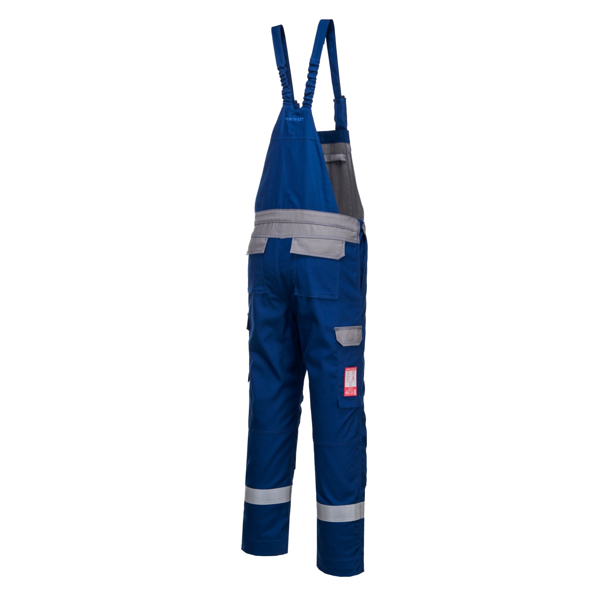 Bizflame Ultra twee kleuren Amerikaanse overall - Koningsblauw - opname 3