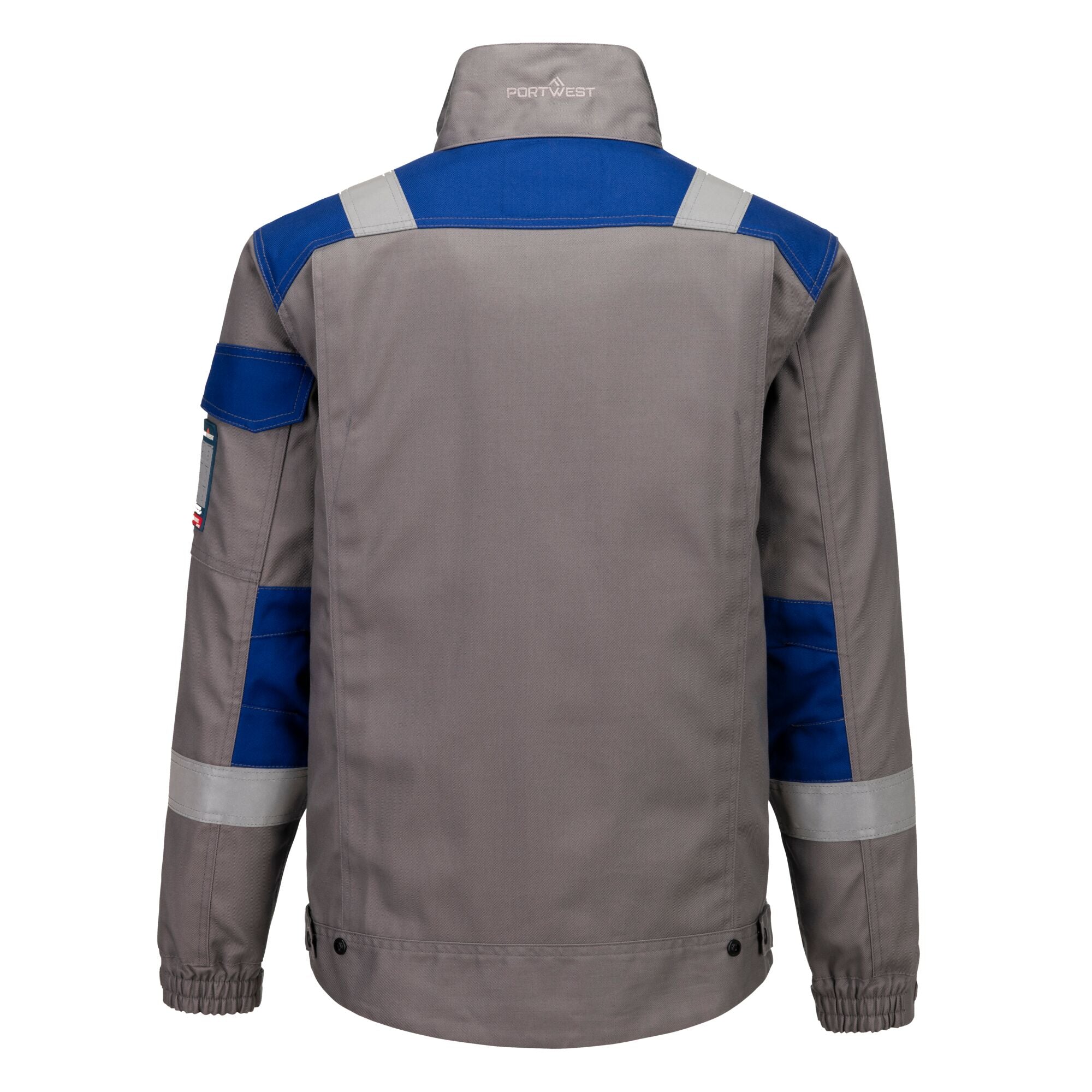 Bizflame Ultra twee kleuren jack - Grijs - achterkant