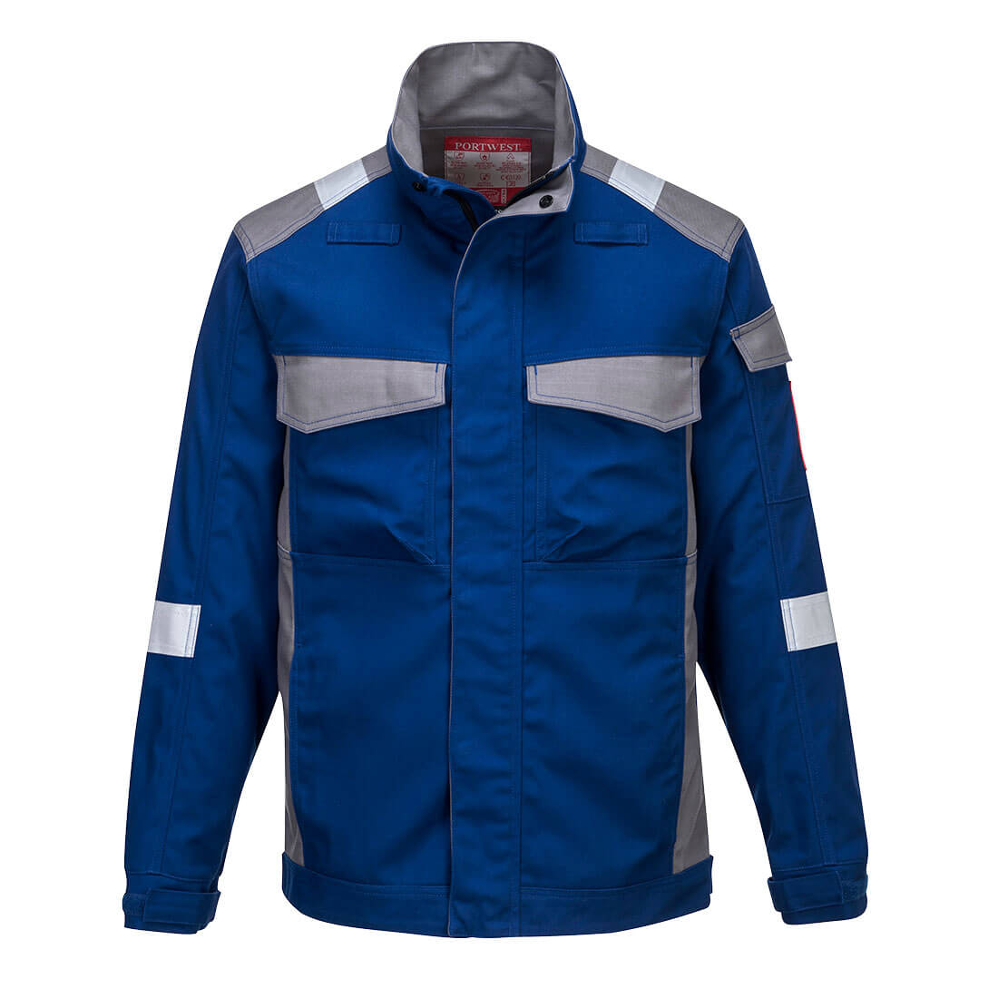 Bizflame Industry Two Tone FR Jacket - Royal Blue