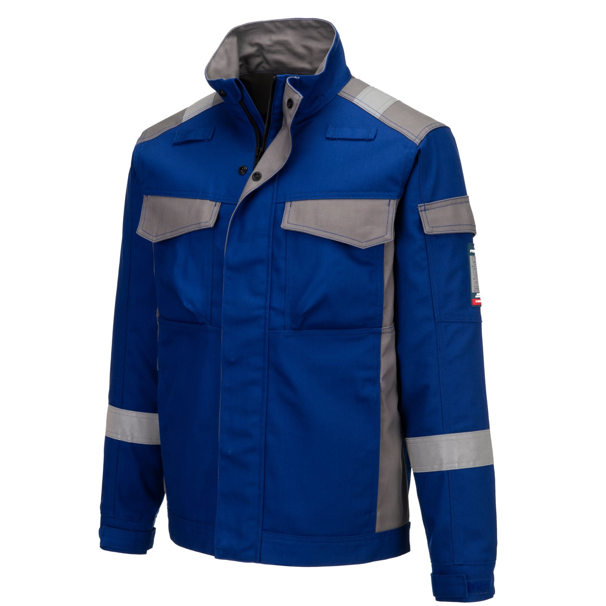 Bizflame Ultra twee kleuren jack - Koningsblauw - opname 2