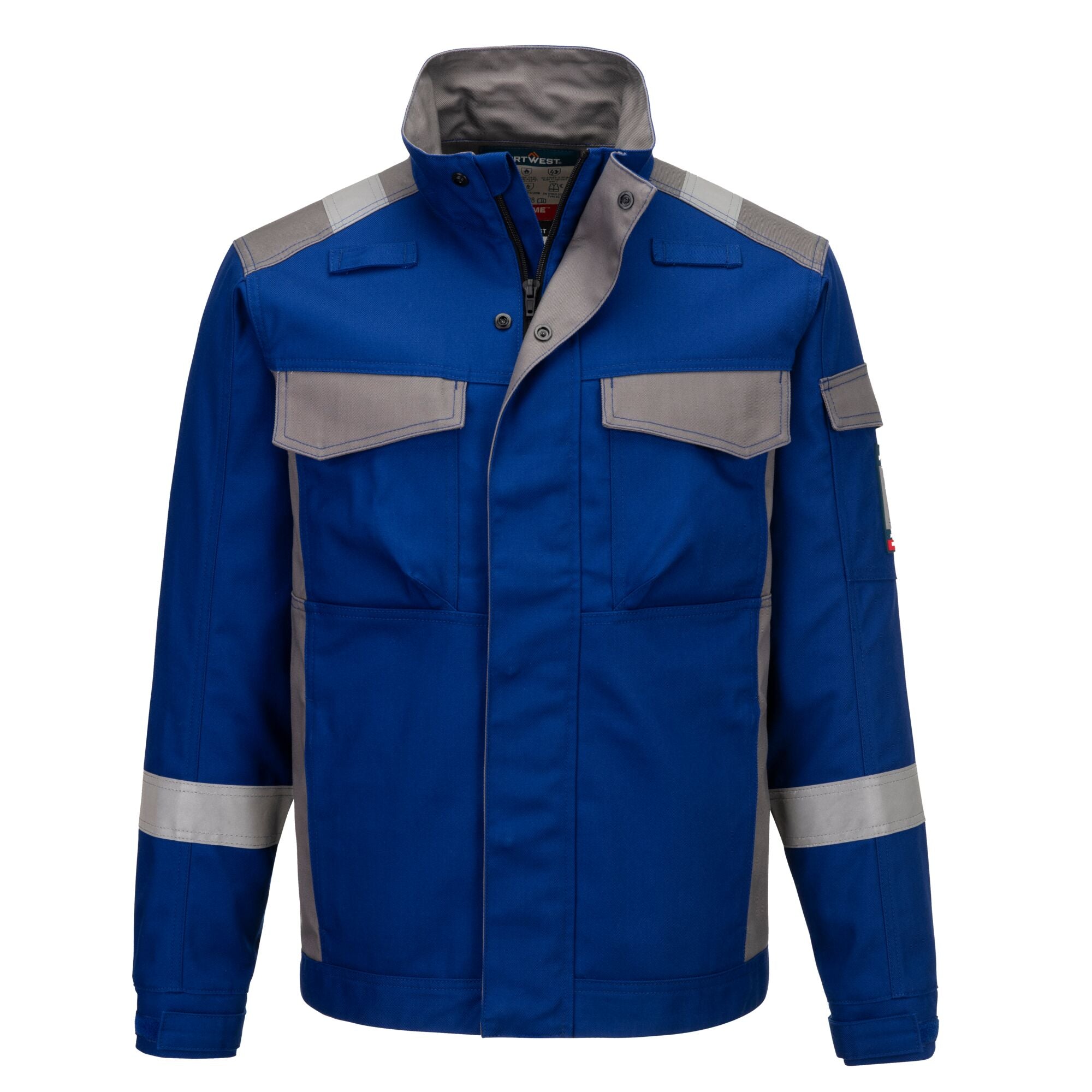 Bizflame Ultra twee kleuren jack - Koningsblauw