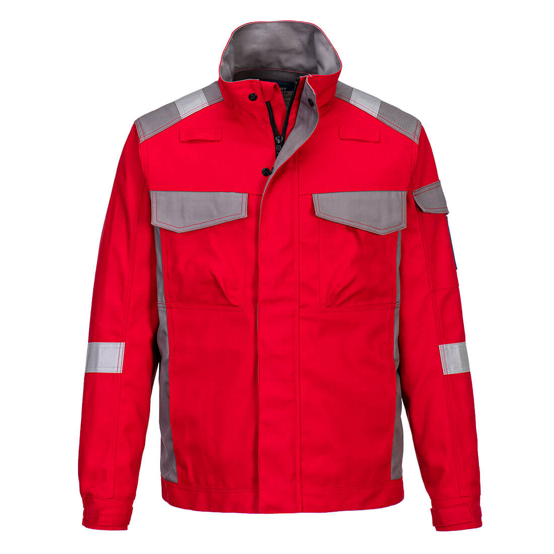 Bizflame Industry Two Tone FR Jacket - Red