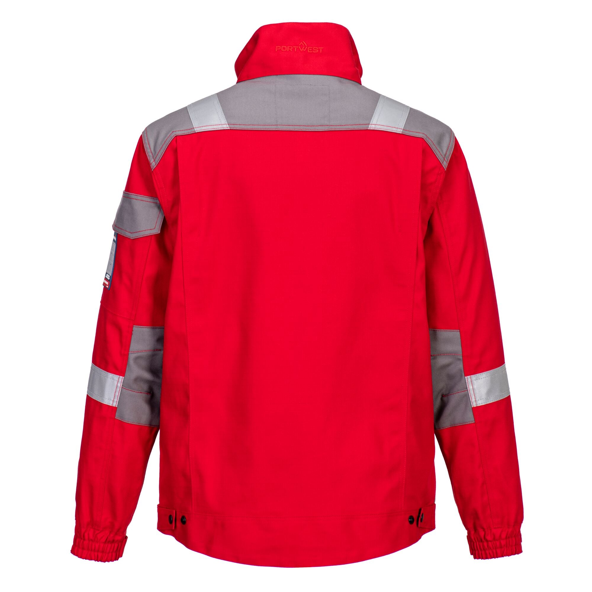 Bizflame Ultra twee kleuren jack - Rood - achterkant