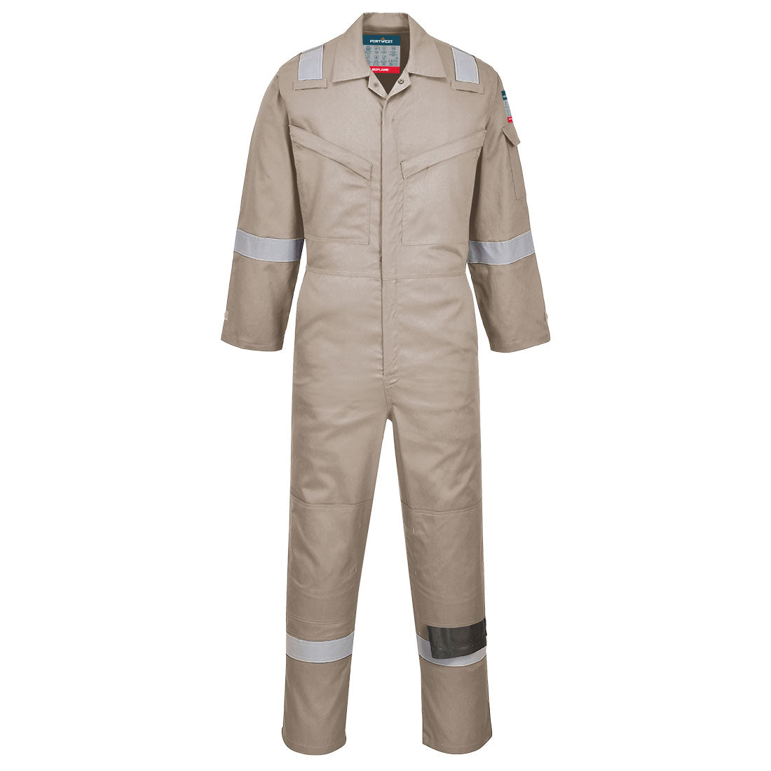 Bizflame Work Lightweight FR Coverall - Khaki