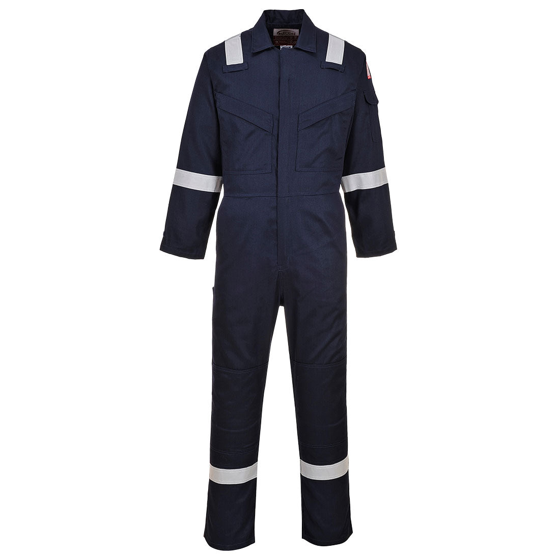 Bizflame Work Lightweight FR Coverall - Navy Tall