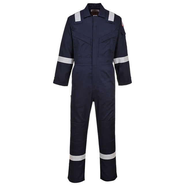 Bizflame Work Lightweight FR Coverall - Navy Tall