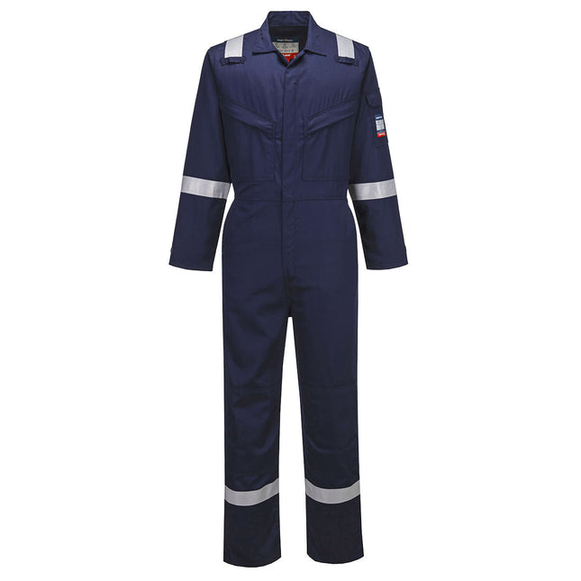 Bizflame Work Lightweight Insect Repellent FR Coverall - Navy