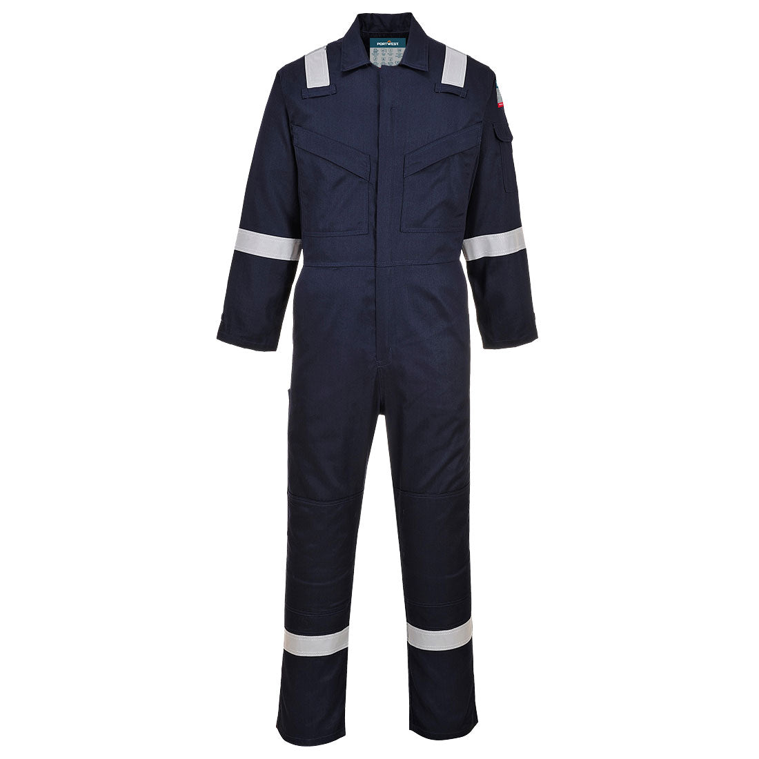 Bizflame Work FR Coverall - Navy