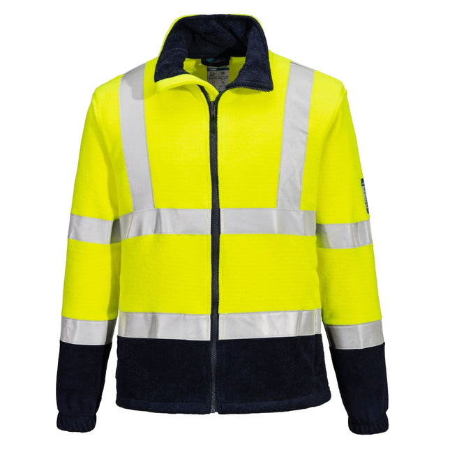 FR Modaflame Anti-statisch Hi-Vis Fleece - Geel
