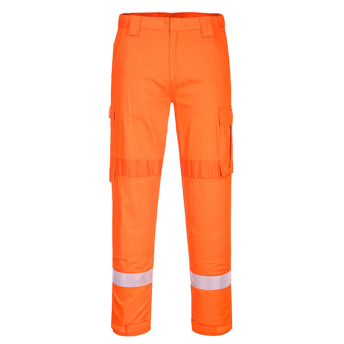 Bizflame Work Lightweight Stretch Panelled FR Trousers - Orange
