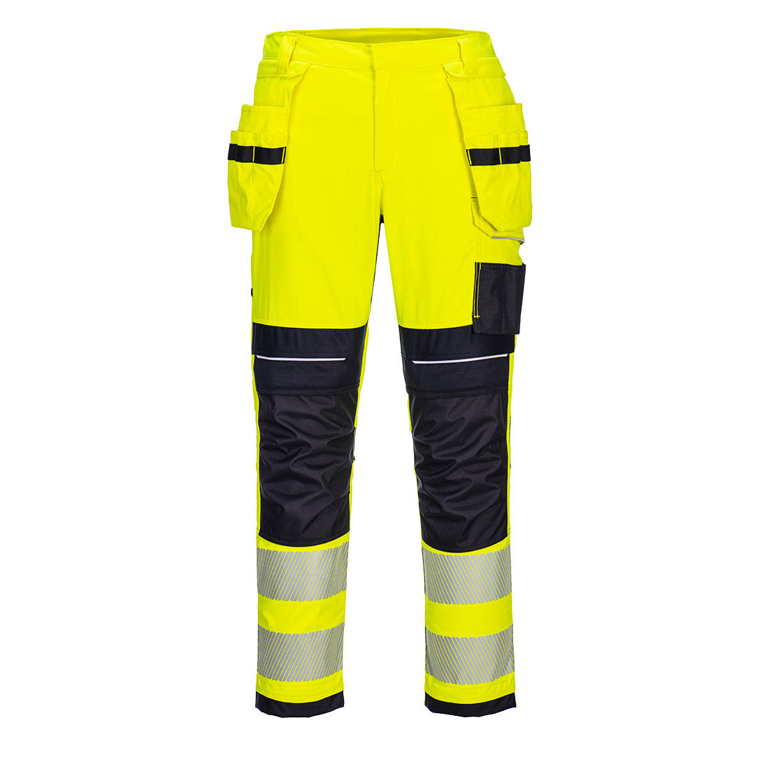 PW3 Modaflame Work Hi-Vis Holster FR Trousers - Yellow/Navy