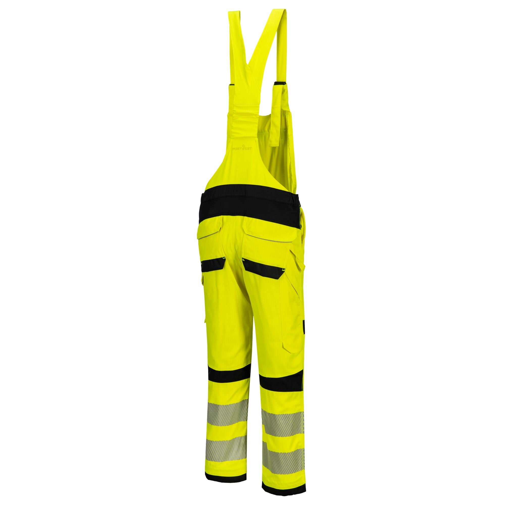 PW3 FR Modaflame Hi Vis Amerikaanse Overall - Geel/Zwart - opname 3