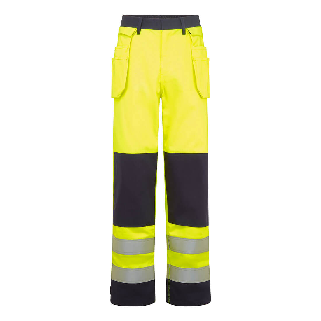 Portwest Bizflame Work Hi-Vis Contrast FR Holsterbroek Werkbroek