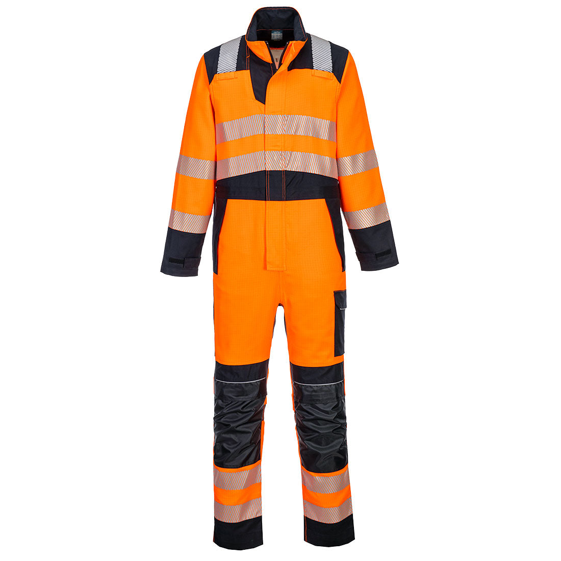 PW3 Modaflame Work HVO Multi-Norm FR Coverall - Orange/Navy