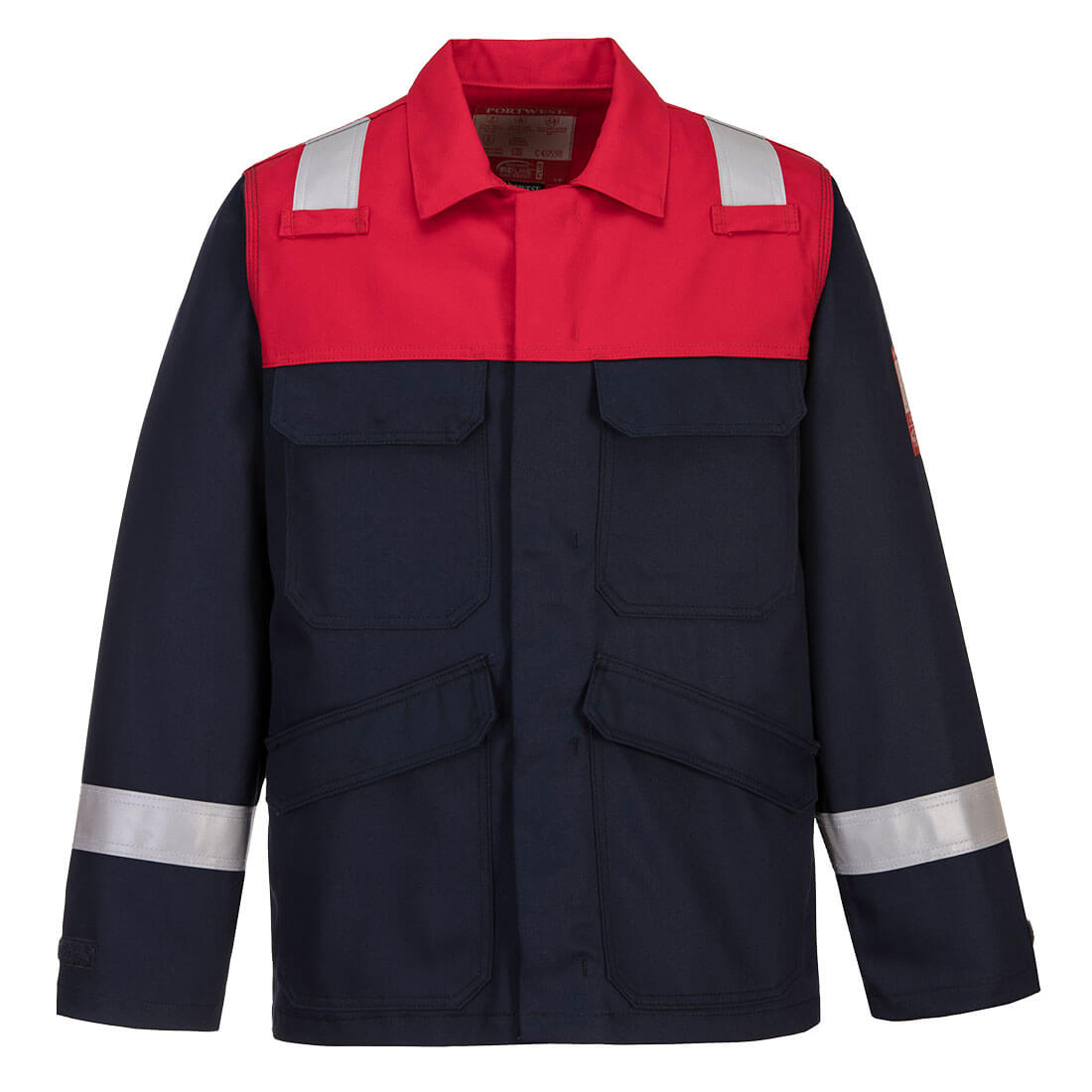 Bizflame Work Two Tone FR Jacket - Navy