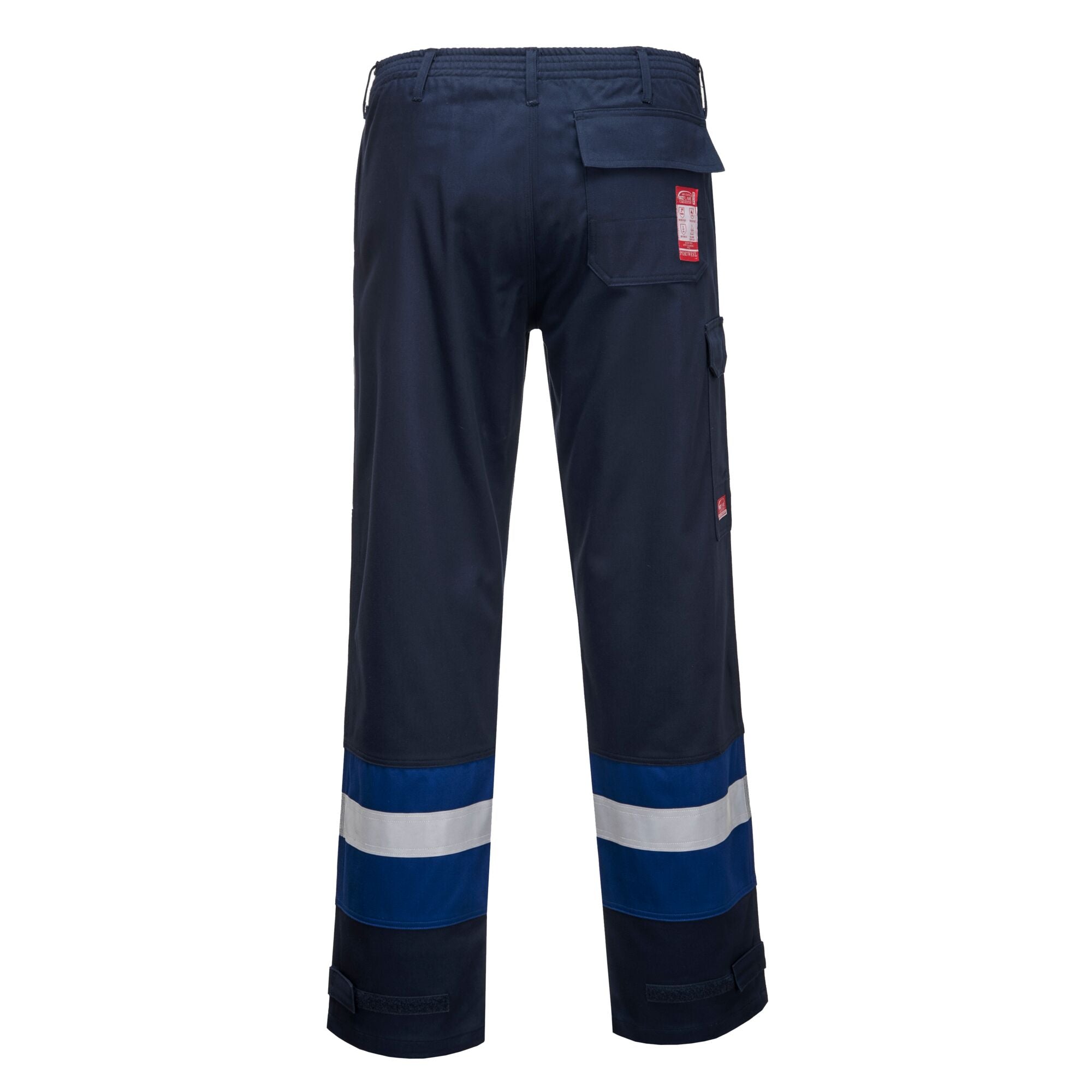 Bizflame Plus Broek FR56 - Marine/Koningsblauw - achterkant