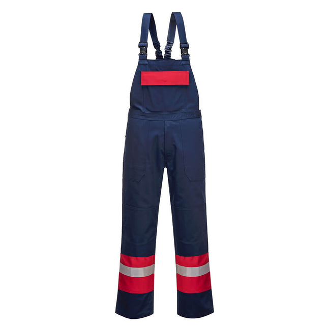 Bizflame Work Two Tone FR Bib and Brace - Navy
