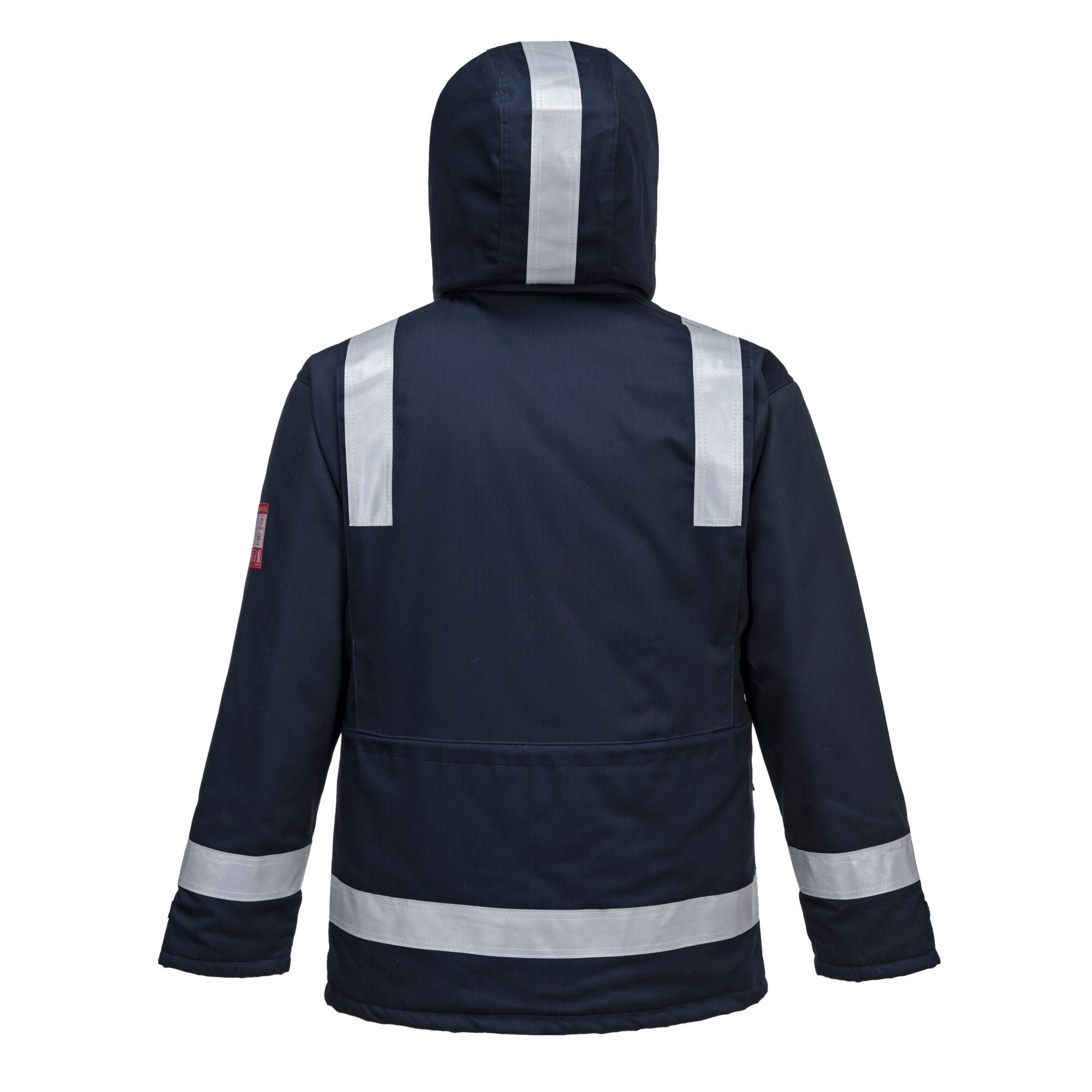 FR Antistatische Winterjas - Marine - achterkant