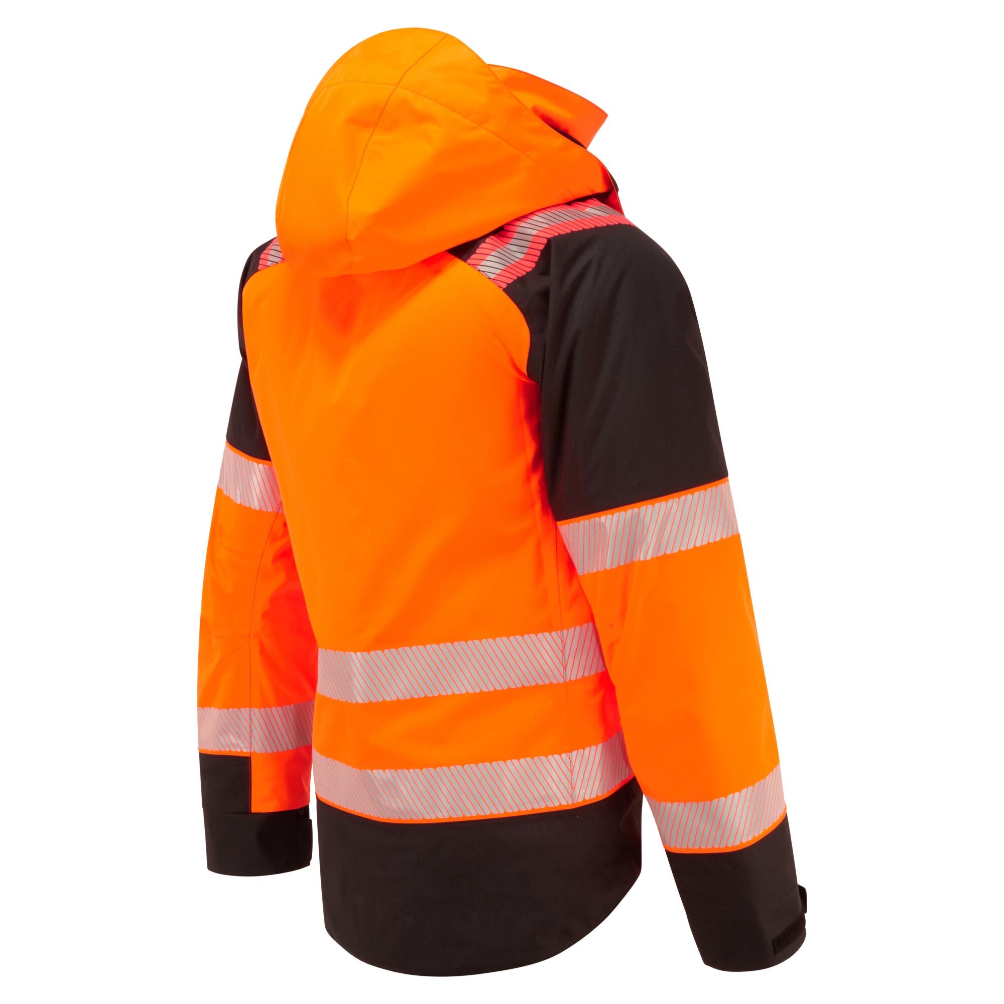 PW3 Modaflame Rain+ Hi-Vis Multi-Norm FR winterjack - Oranje/Zwart - opname 3