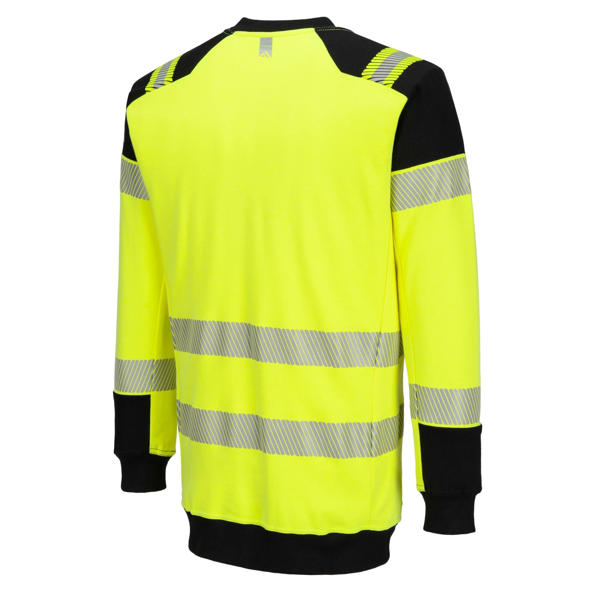 PW3 Modaflame gebreid Hi-Vis FR sweatshirt FR707 - Geel/Zwart - opname 3