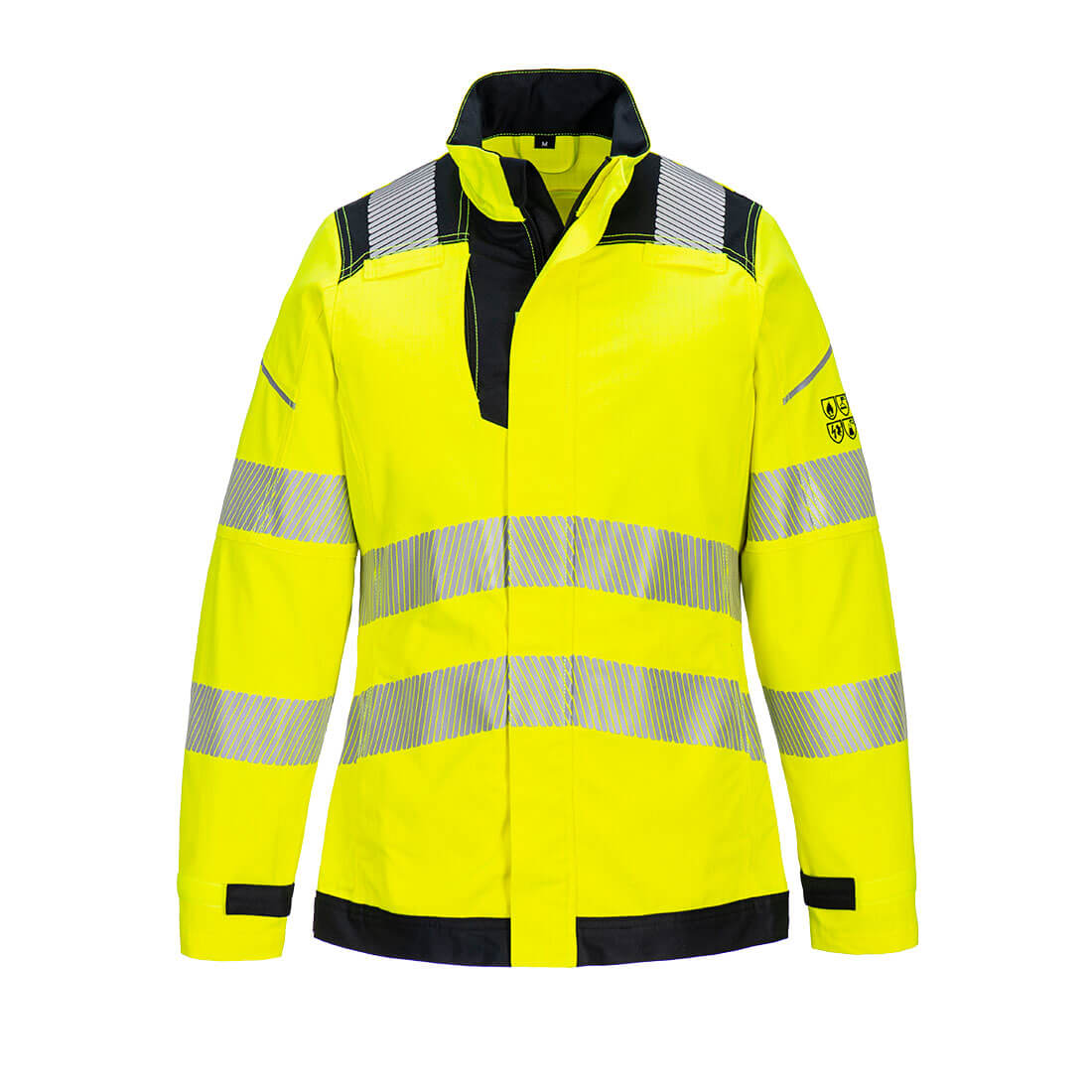 PW3 Modaflame Work Hi-Vis Multi-Norm FR Women's Jacket - Yellow/Black