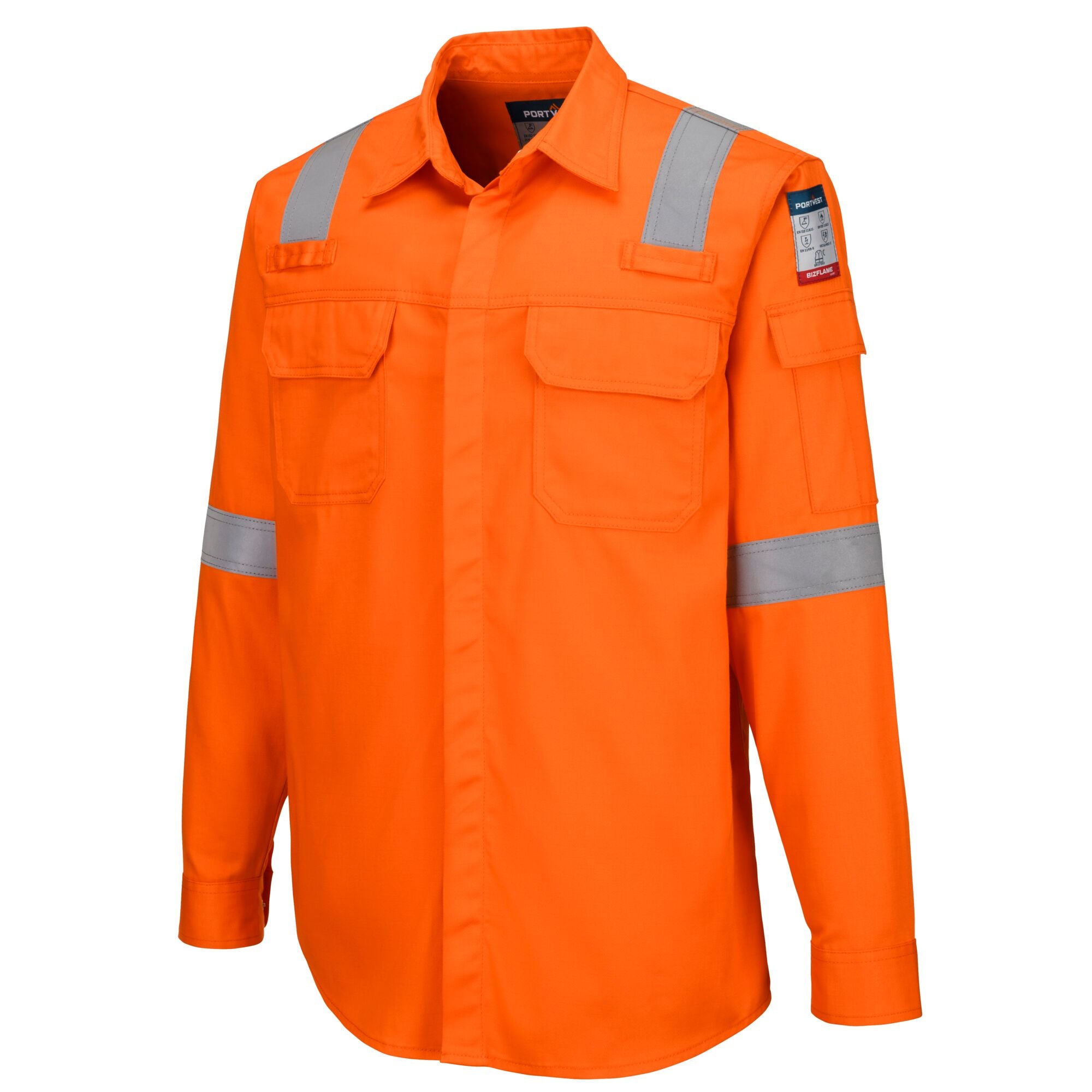 FR lichtgewicht Antistatisch Shirt - Oranje - opname 2