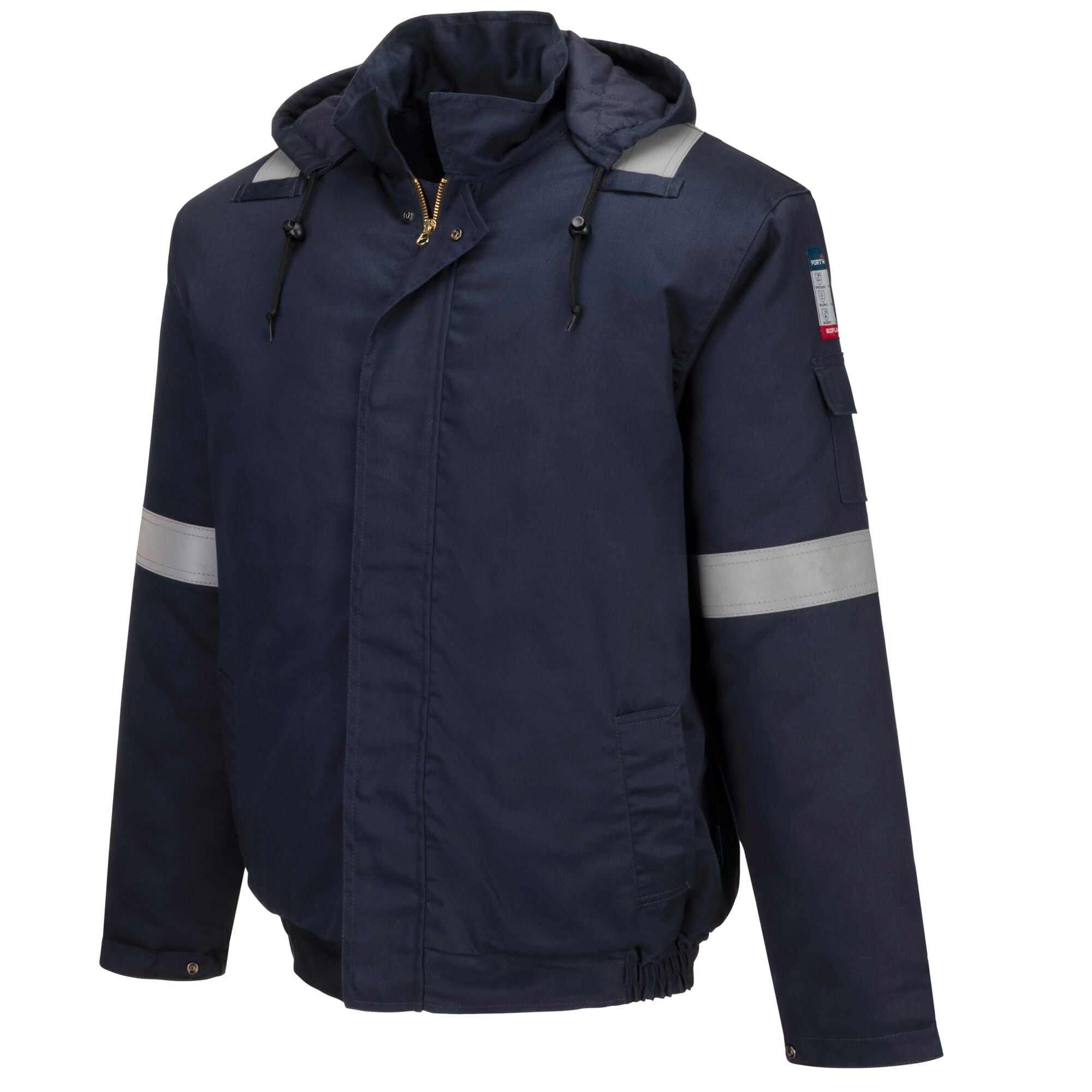 Bizflame Work+ FR geïsoleerd bomberjack - Marine - opname 2