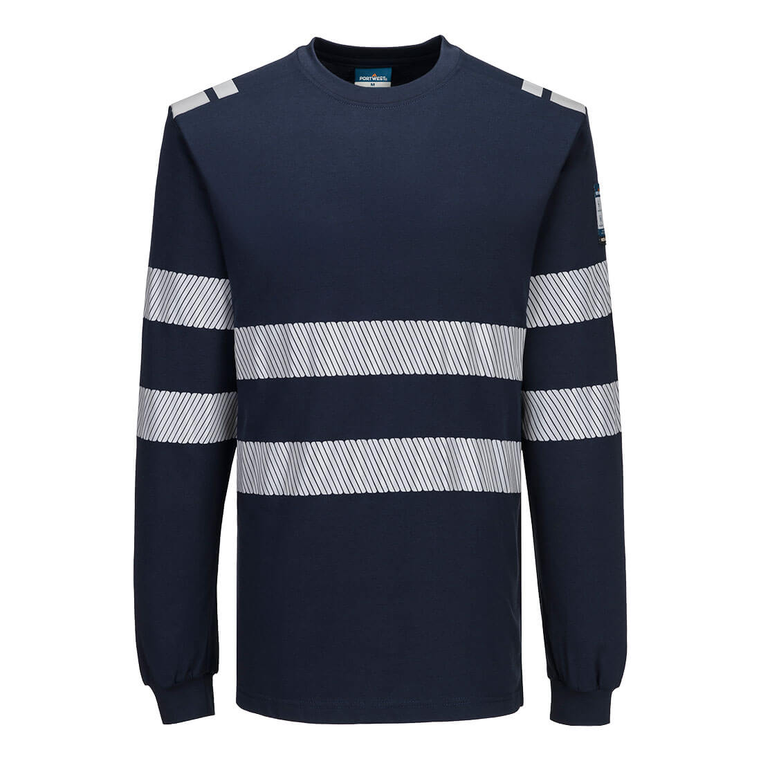PW3 Modaflame Knit FR Long Sleeve T-Shirt - Navy