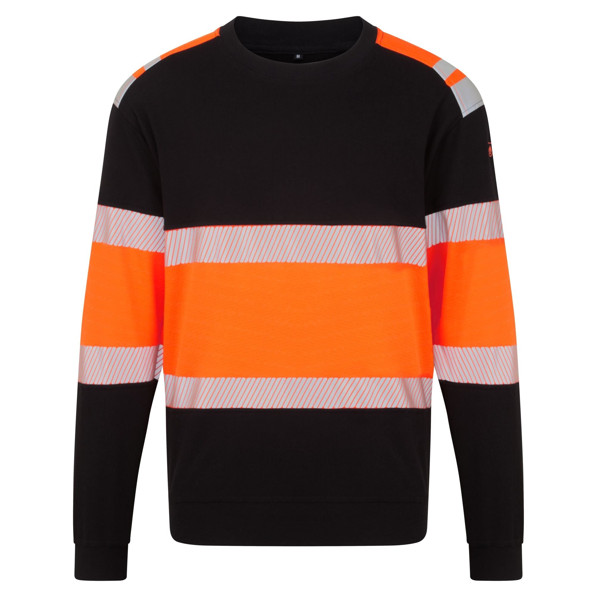 PW3 Modaflame Hi-Vis Klasse 1 FR Sweatshirt - Oranje/Zwart